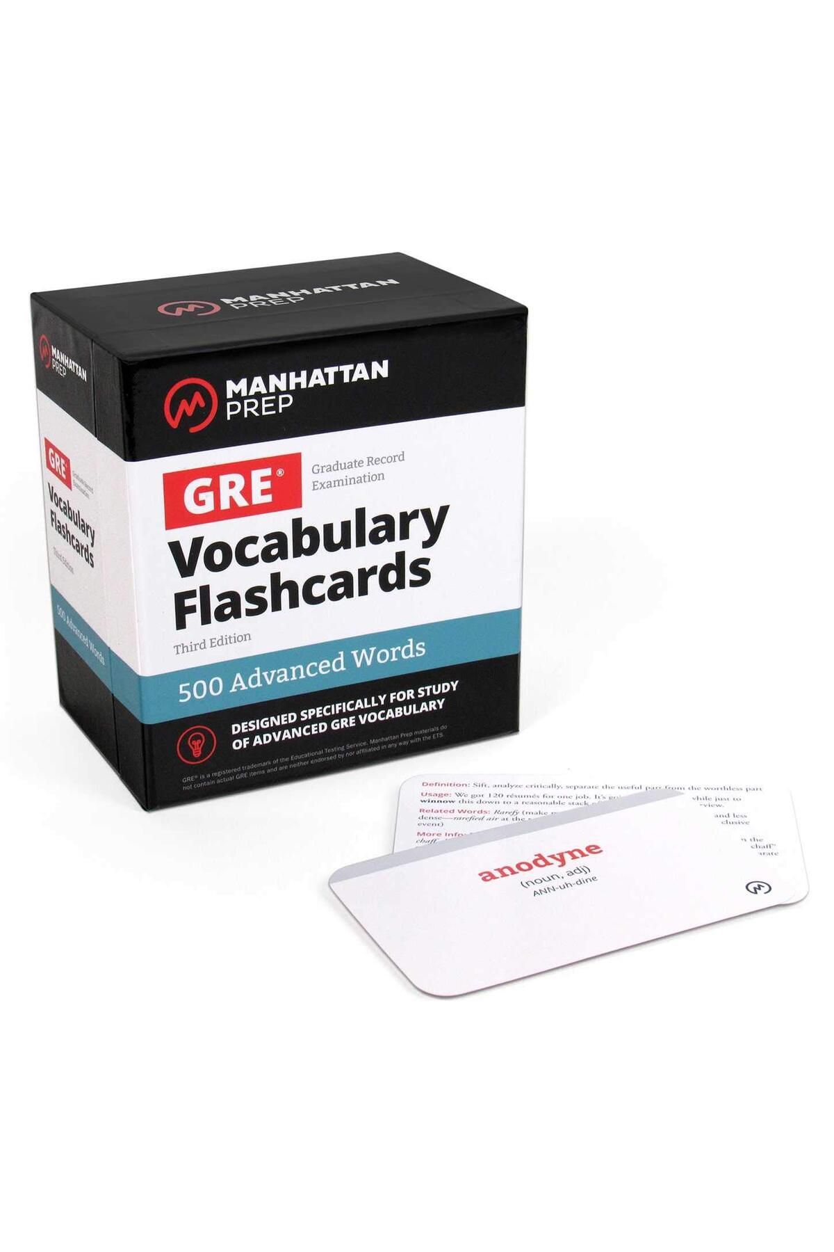 Kaplan Publishing 500 Advanced Words: GRE Vocabulary Flash Cards