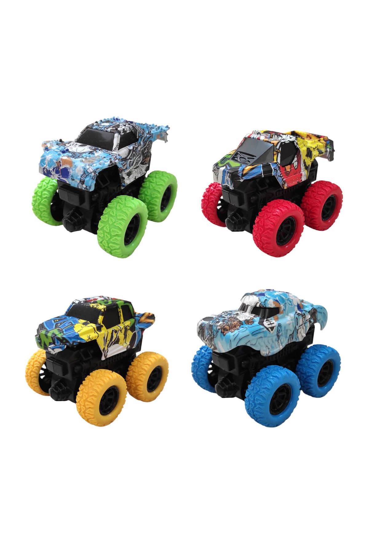 Brother Toys 4x4 Takla Atan Çılgın Canavar Akrobat Araba 10 Cm. 1 Adet