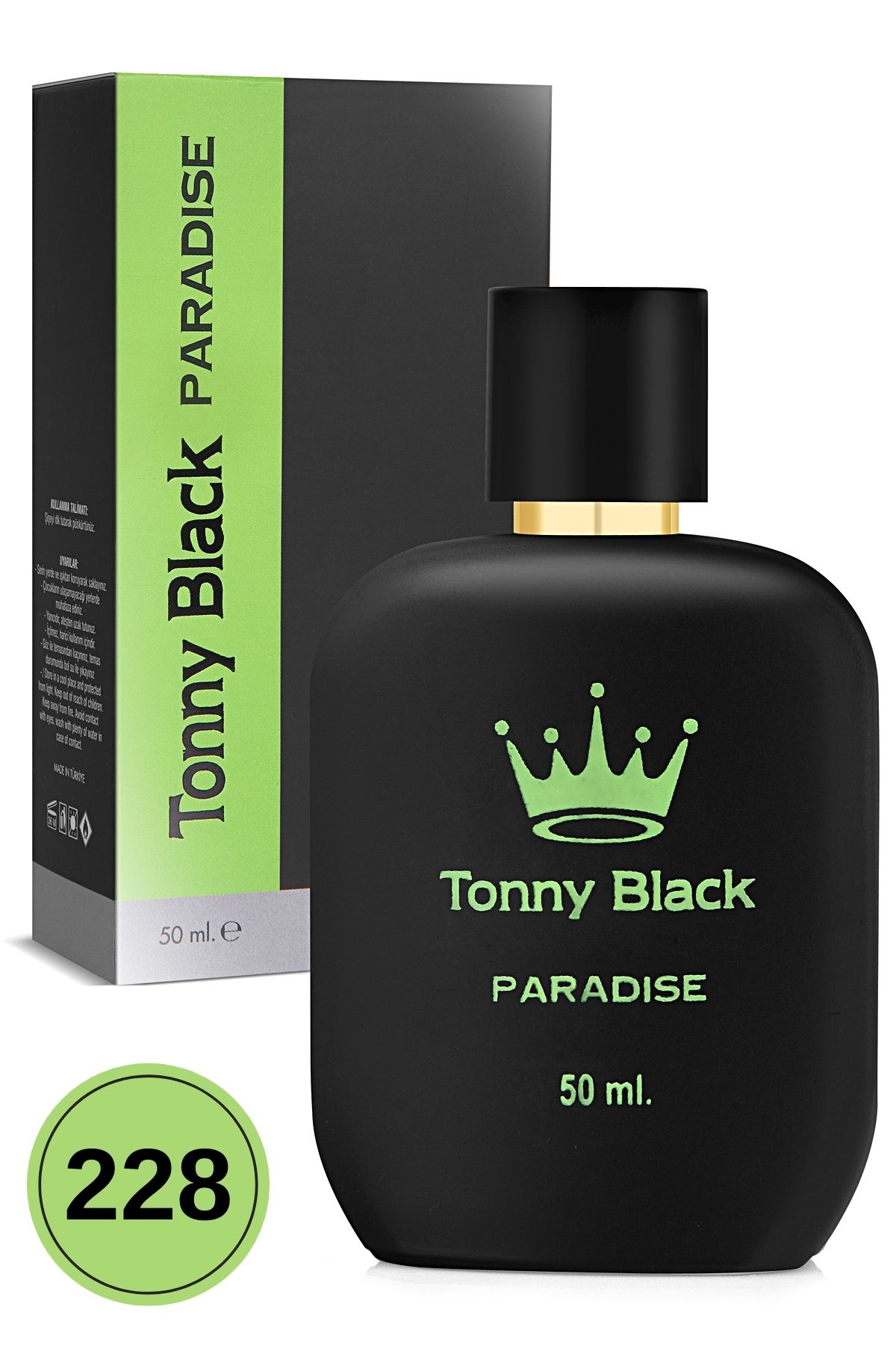 Tonny Black Orijinal Kadın 228 Özel Seri Uzun Süre Kalıcı Etkili Paradise Özel Serisi Lüks Kadın Parfüm 50ml