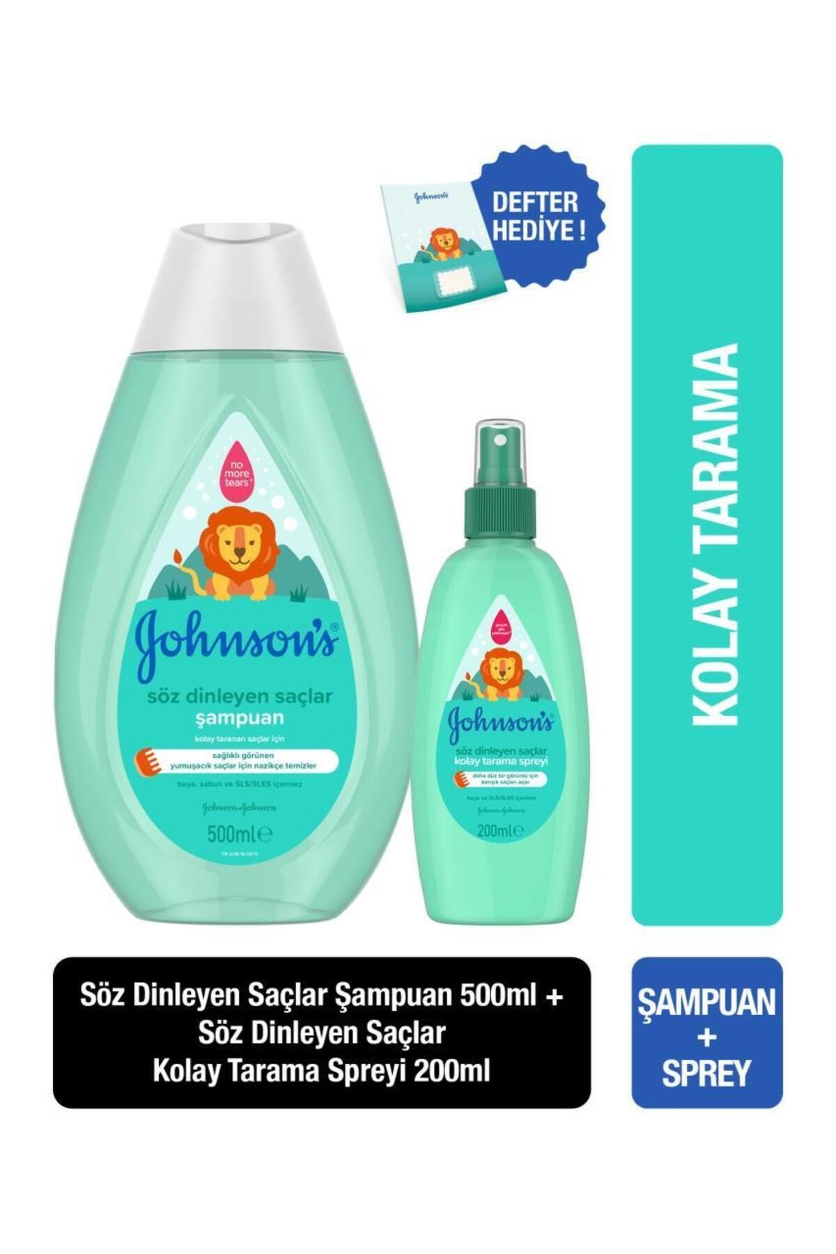 Johnson's Şampuan Kral Şakir Söz Dinleyen Şaçlar 500 ml Söz Dinleyen Saçlar Kolay Tarama Spreyi 20