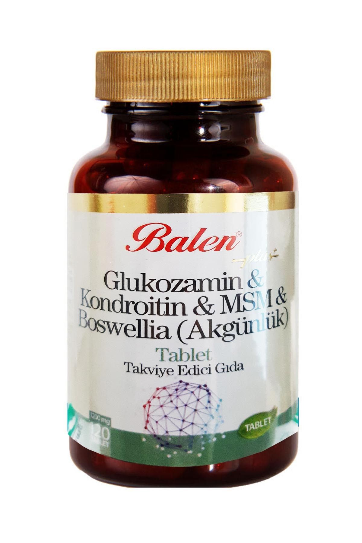 Balen Glukozamin Kondroitin Msm Boswelia 1200 Mg 120 Tablet