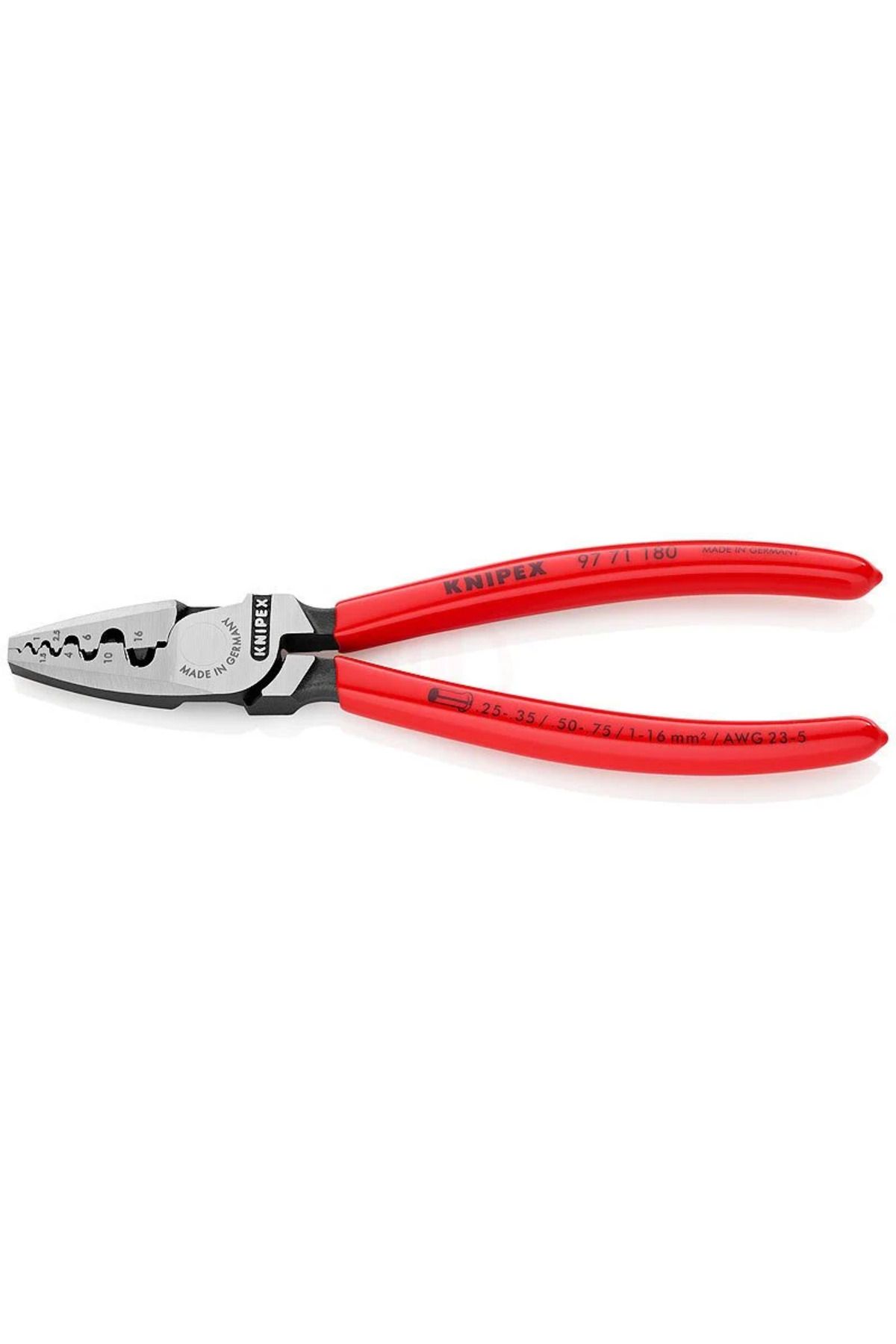 Knipex 97 71 YÜKSÜK SIKMA PENSİ 180 MM - KNI9771180