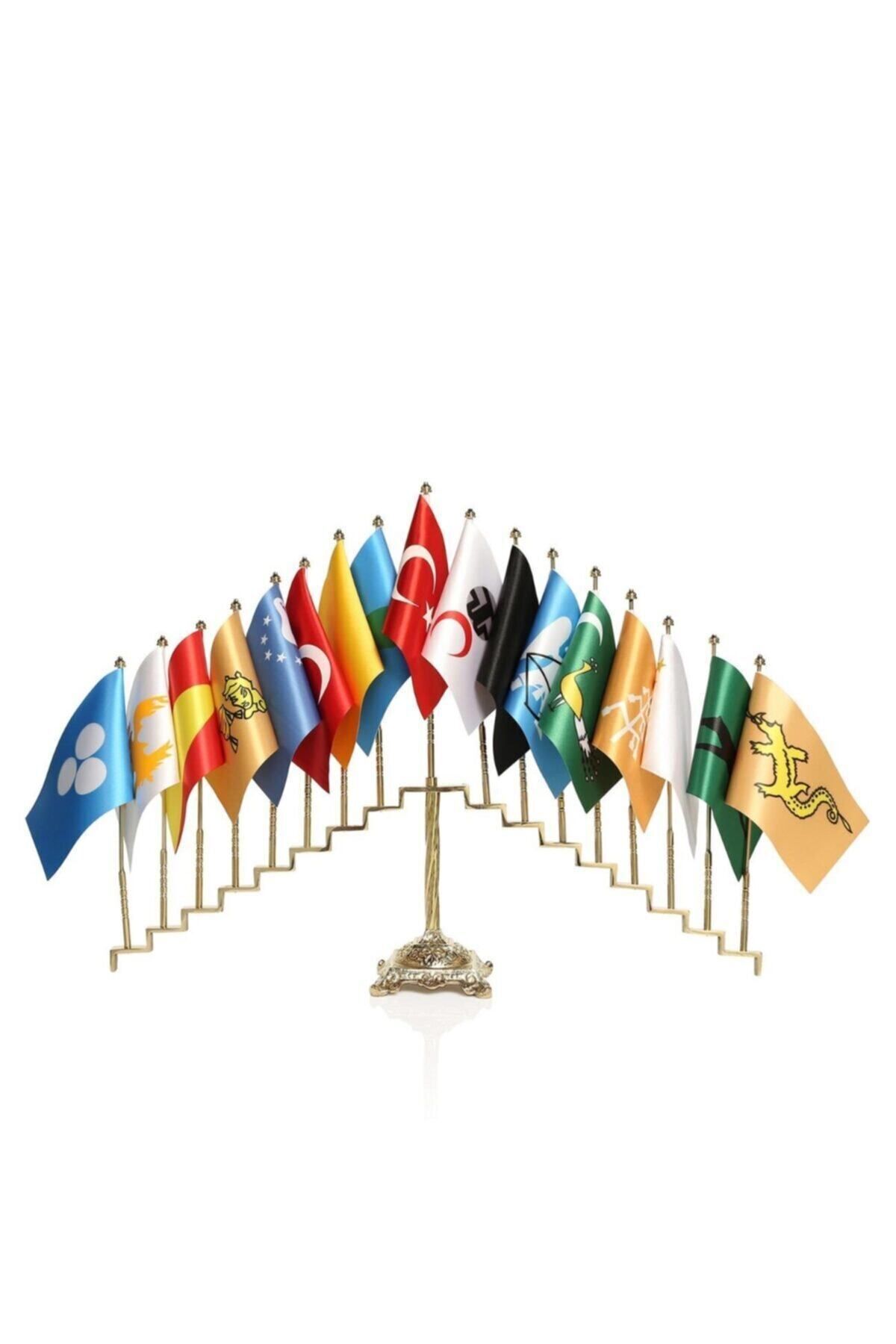 hazar bayrak 17li Türk Devletleri Bayrak Seti Prinç Kaideli