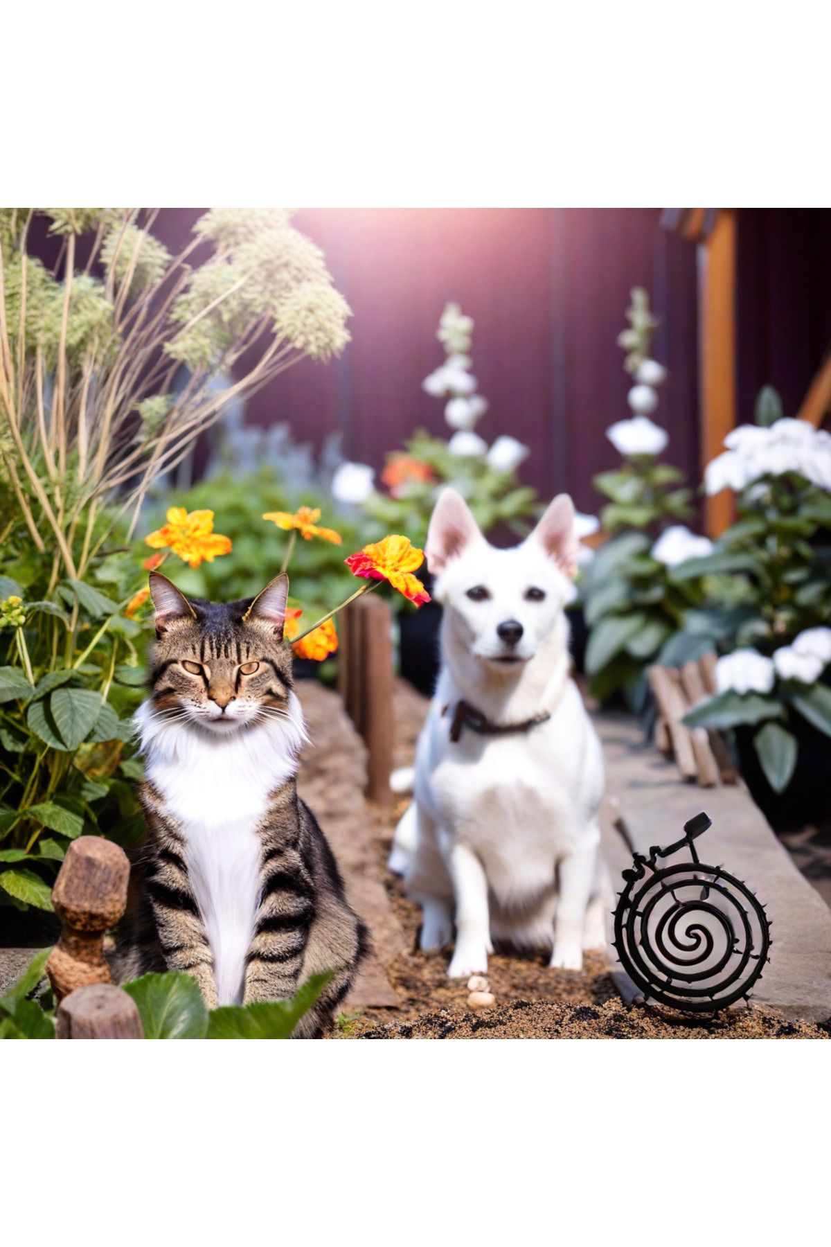 Miss Flora Anti-parazit nontoxic ekolojik 90 güne kadar etkili kedi köpek doğal citronella tasma