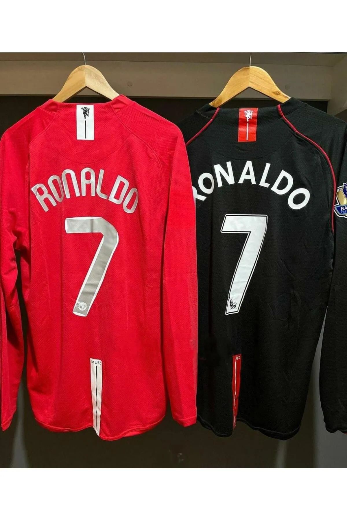 Lion Spor Cristiano Ronaldo 2'li Set Manchester United Nostalji Uzun Kollu Forma Seti