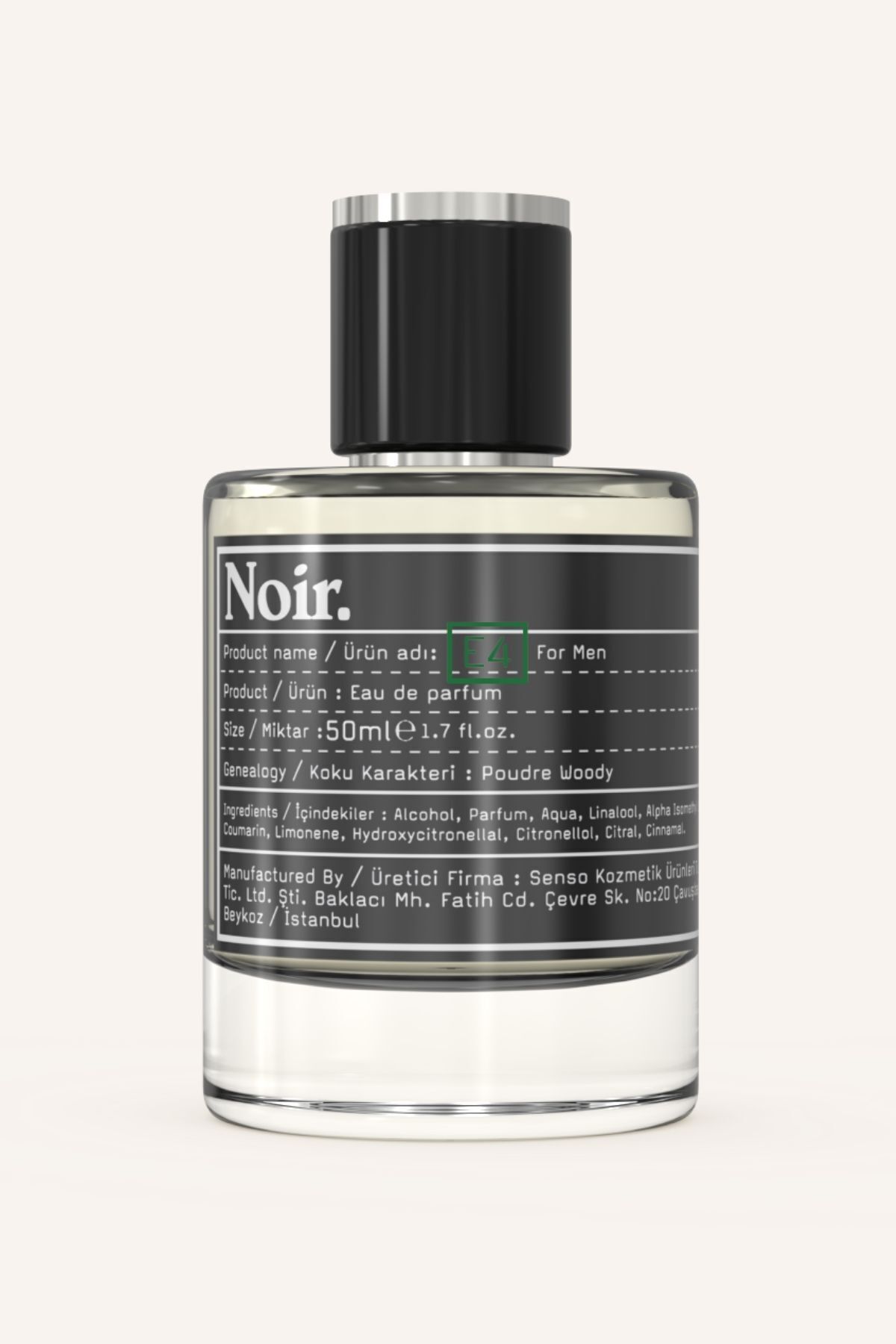 Noir E4 Erkek Edp Parfüm 50 ml
