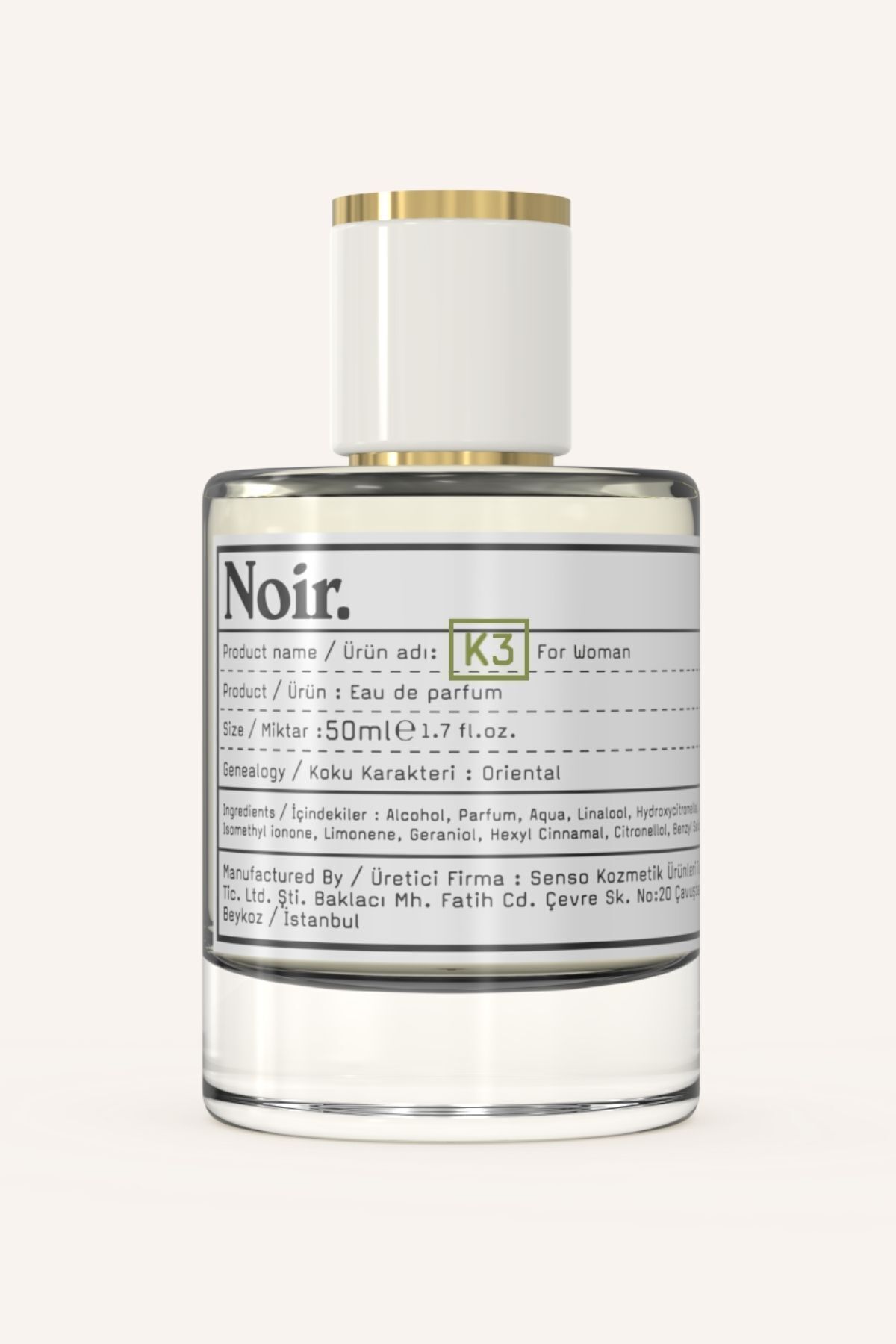 Noir K3 Kadın Edp Parfüm 50 ml