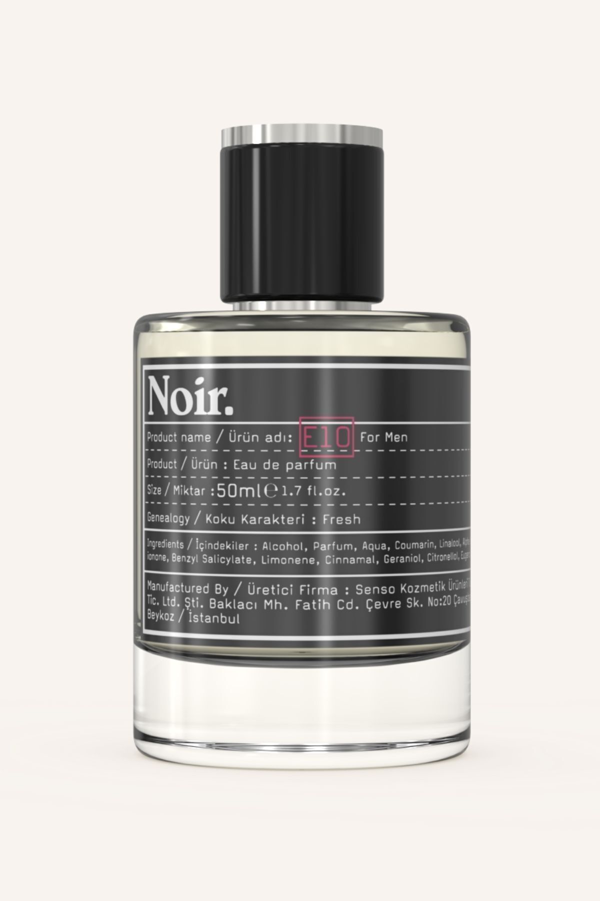 Noir E10 Erkek Edp Parfüm 50 ml
