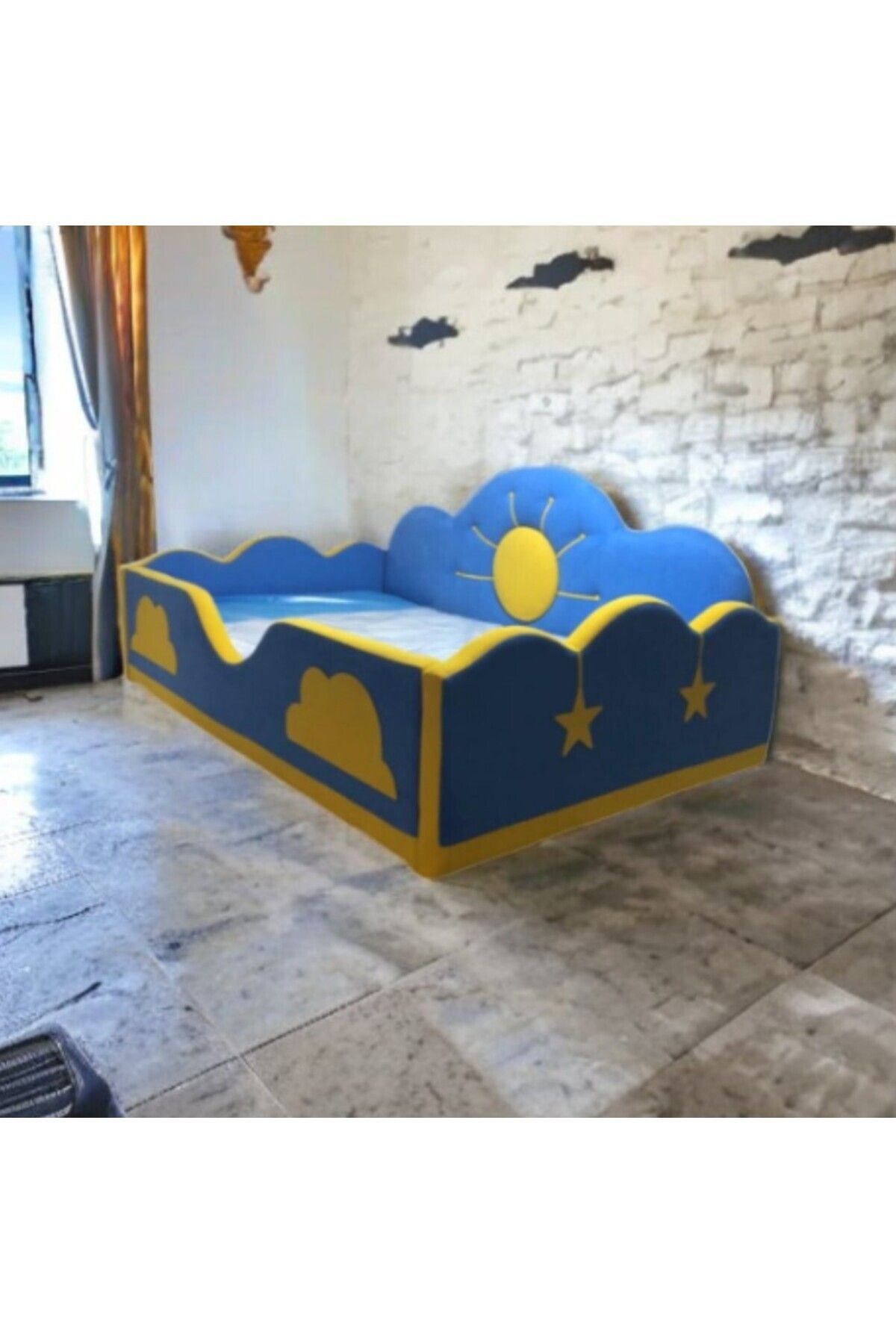 Puf Bebe Montessori 120x200 Çocuk Yatağı (Yatak Dahildir)