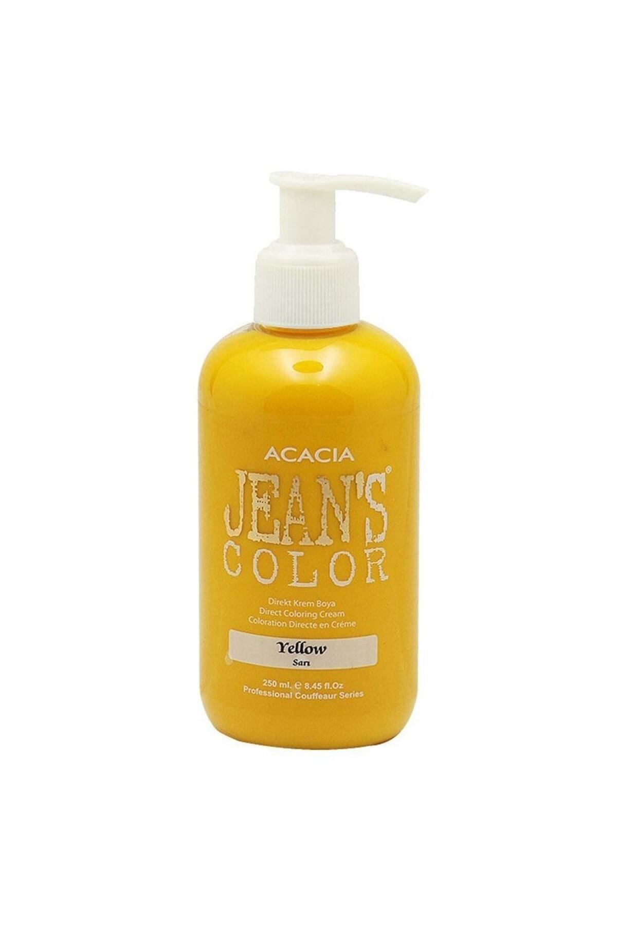 Acacia Jean's Color Yellow Sarı Direkt Krem Saç Boyası 250ml