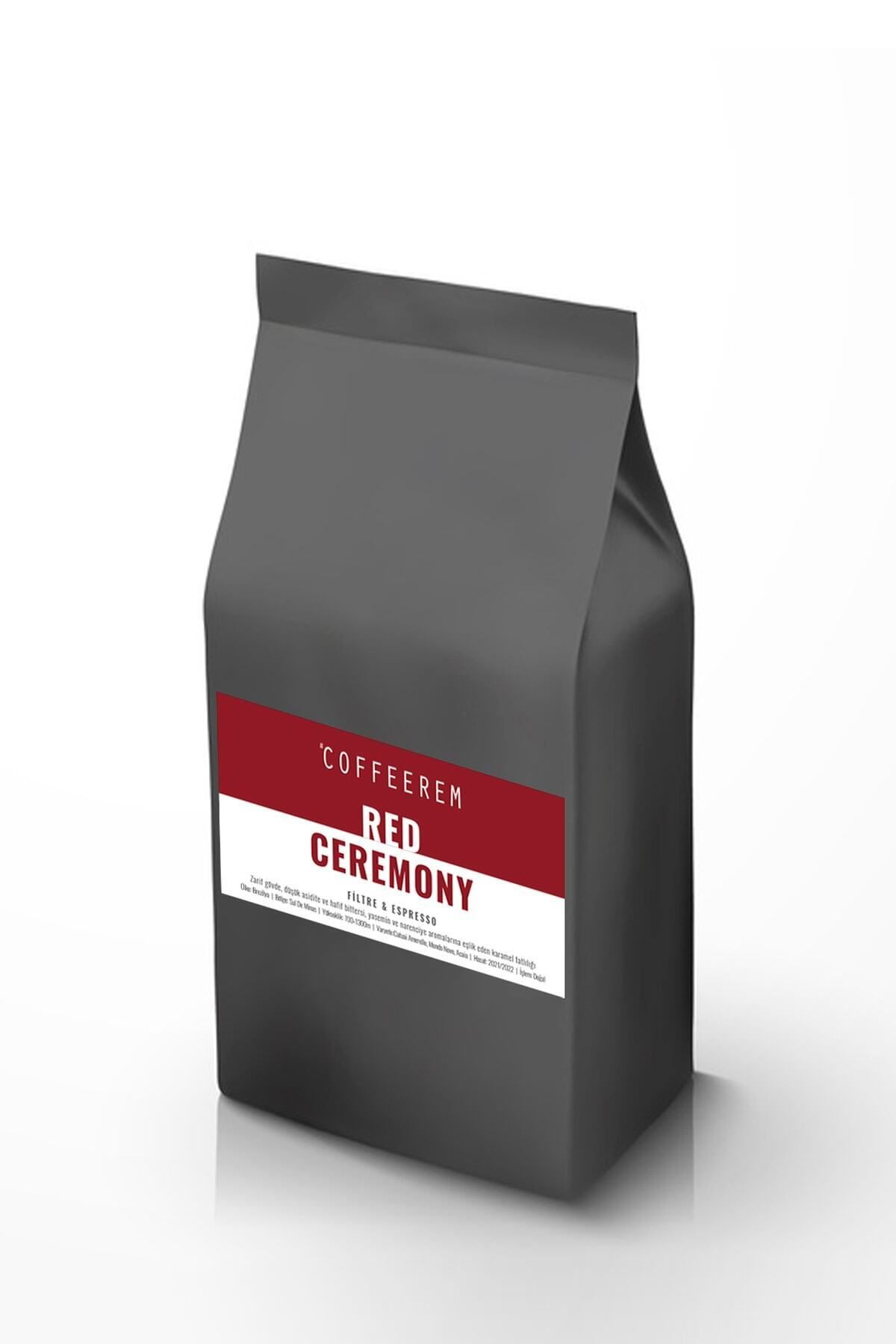 Coffeerem Red Ceremony 1 Kg Espresso & Filtre Kahve