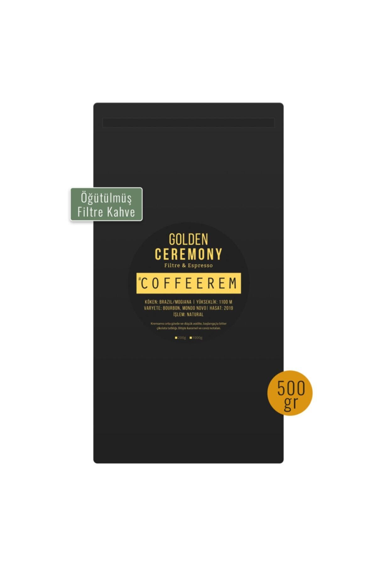 Coffeerem Golden Ceremony 500gr Filtre Için Öğütülmüş Kahve