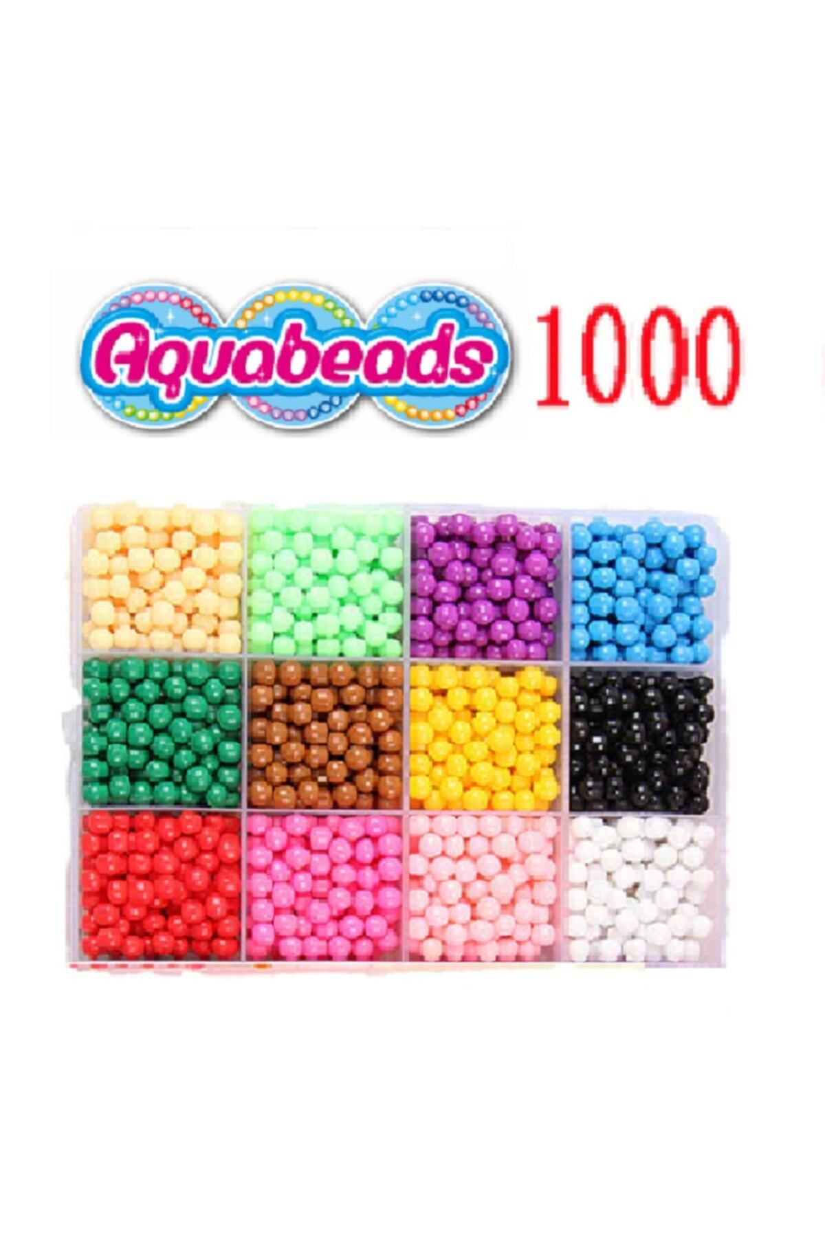 Aqua Beads Yedek Boncuk Seti 10 Renk 1000 Adet Aquabeads