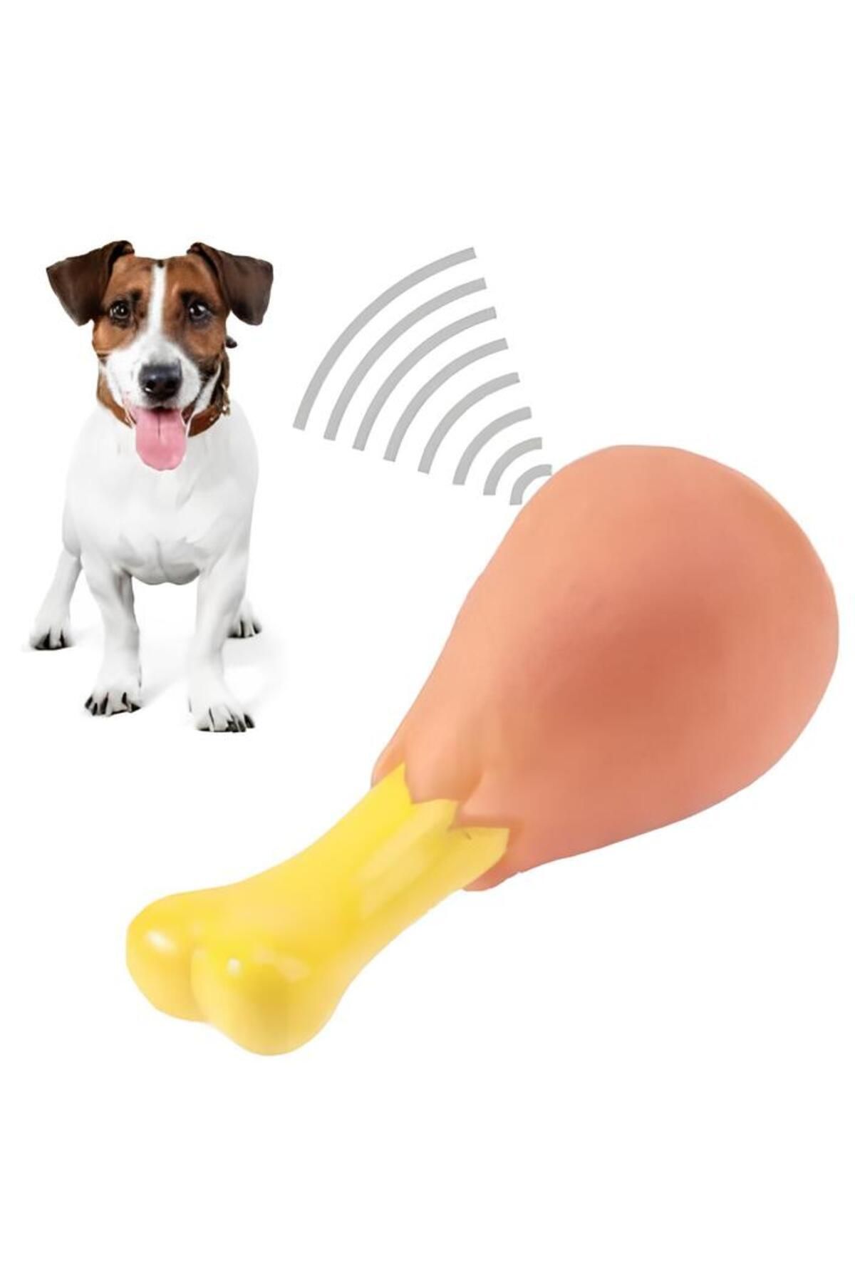 PatiBeurre Köpekler Için Sesli Oyuncak Tavuk Butu, Sesli Köpek Oyuncağı, Köpekler Için Oyuncak
