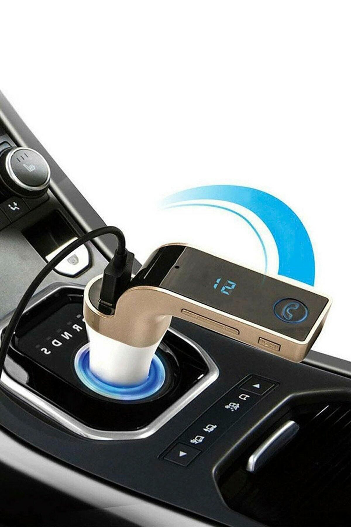 MEZİGARC Hyundai I10 Uyumlu Fm Transmitter Oto Bluetooth Kit Carg7 Araç Mp3 Çalar