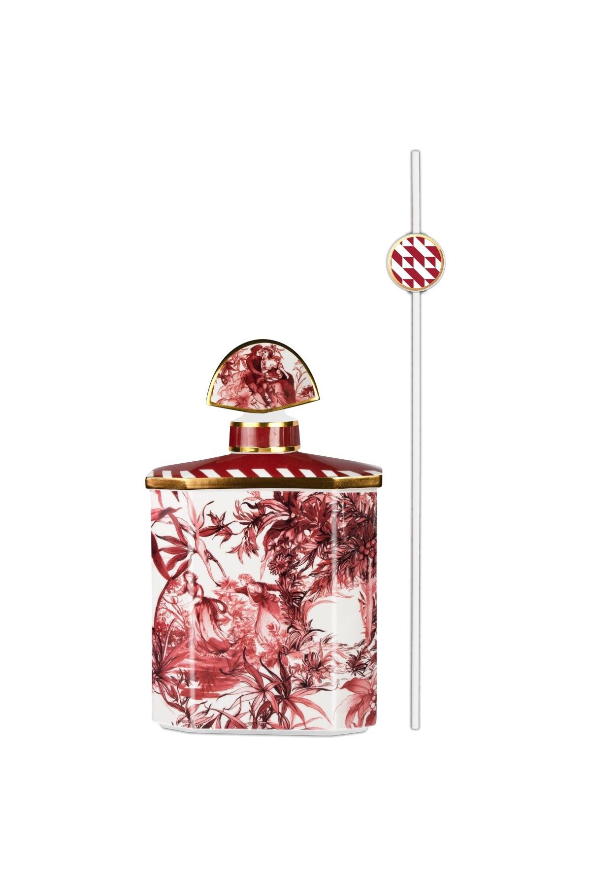 Baci Milano Le Rouge Midi Parfüm Şişesi 9,4x17 cm