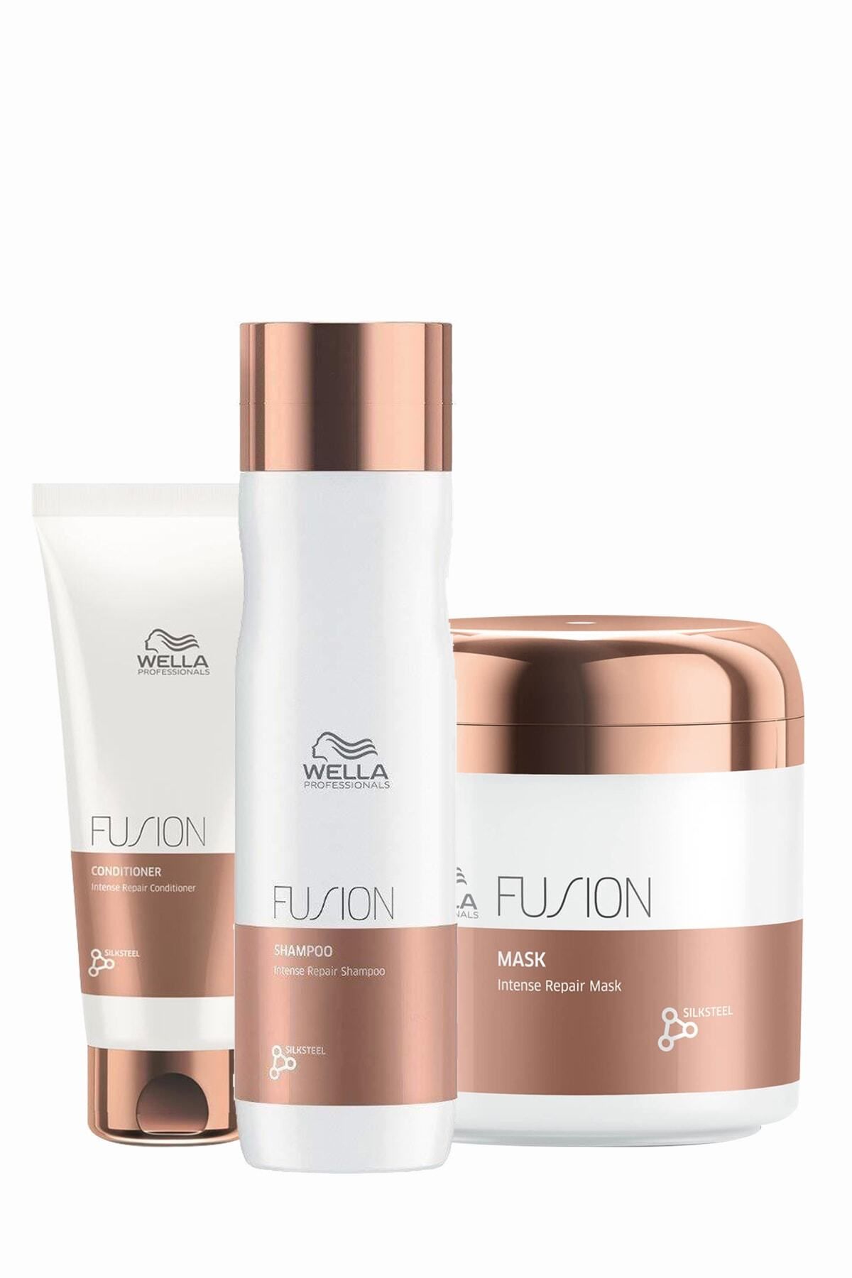 Wella Fusion Intense Yıpranmış Saçlar Için Onarıcı Set Şampuan 250 Ml&saç Kremi 200 Ml&saç Maskesi 150 ml