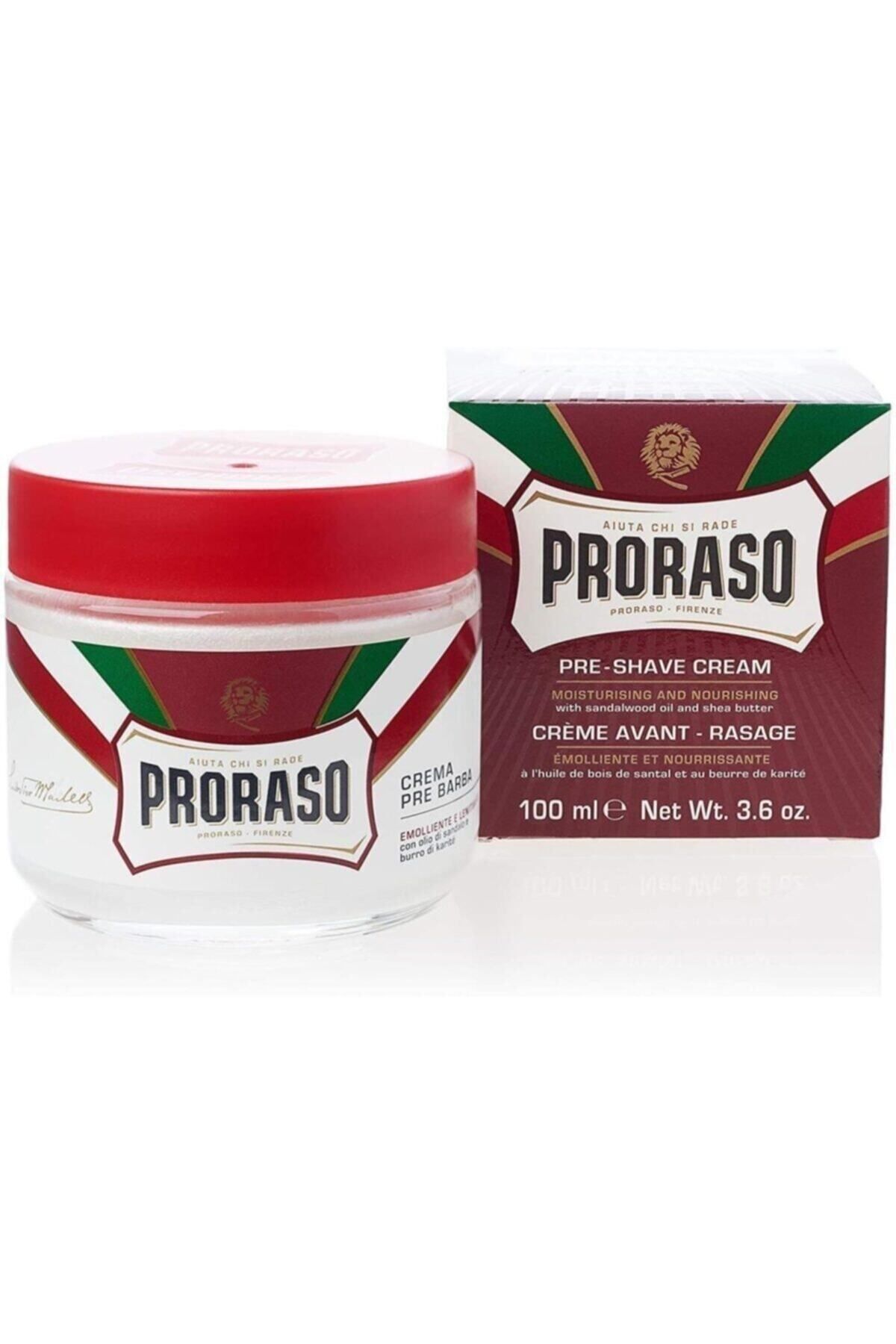 Proraso Red Line Pre-shaving Cream Tıraş Öncesi Krem 100ml 8004395009022