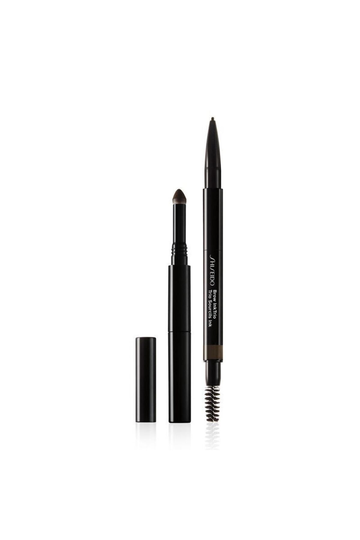 Shiseido Brow Inktrıo - Suya Dayanıklı 3’ü 1 Arada Kaş Kalemi Deep Brown - Kahverengi 0.6 Gr