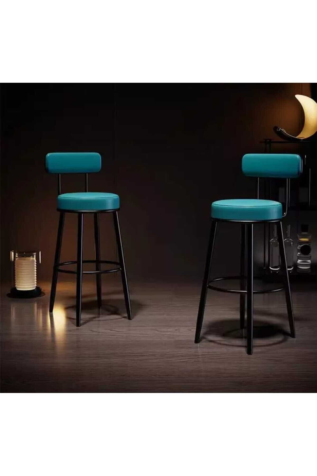 J&S QUALİTY Montaj Gerektirmez Hazır Bar Sandalyesi Ikea Tasarımı 75 Cm Mutfak Adası Bar Taburesi Özel