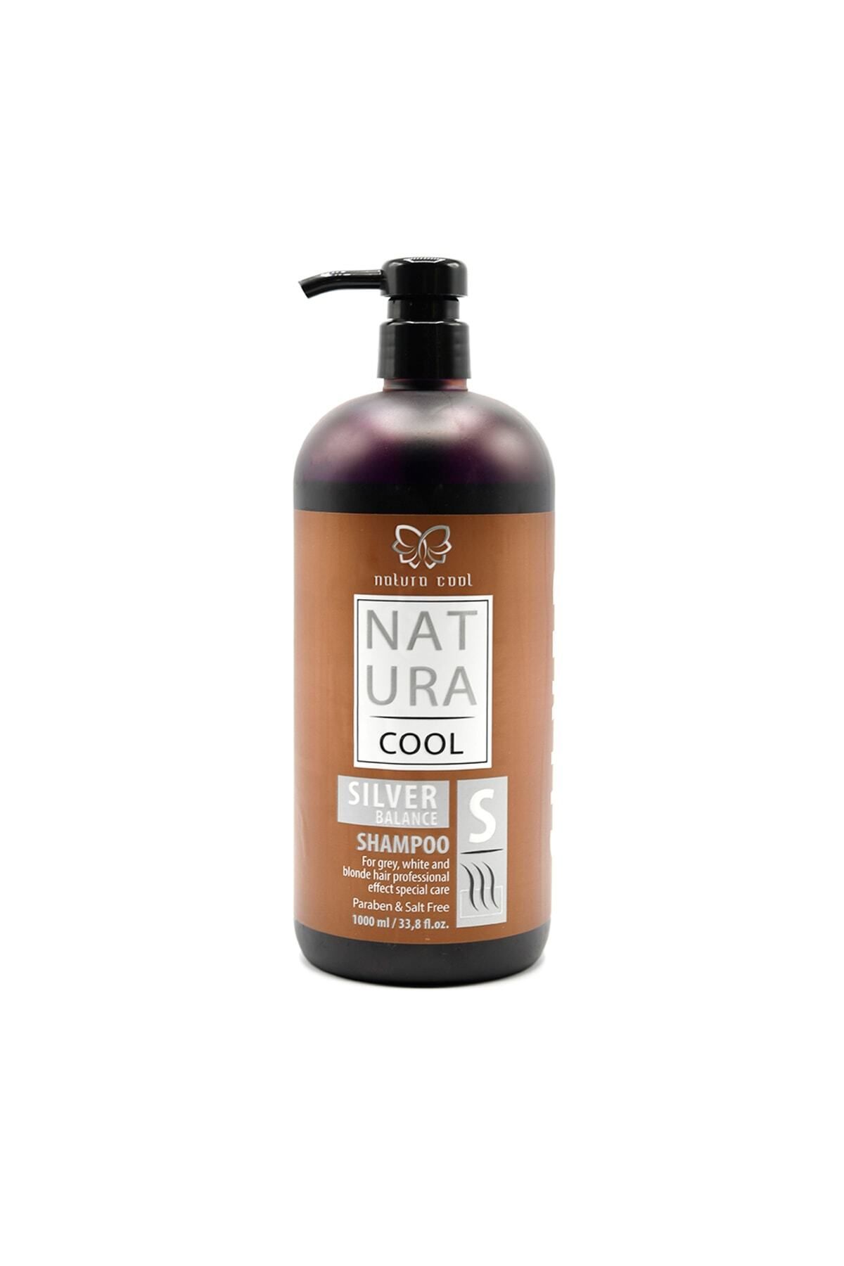 NATURACOOL Natura Cool Silver Şampuan 1000 ml Mor Şampuan,saç Bakım Şampuanı