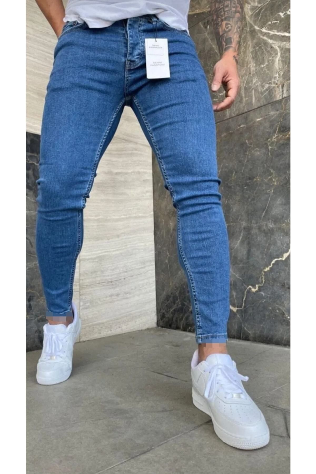 Avcı Slim Fit Likralı Erkek Dizmar Kot Pantalon11
