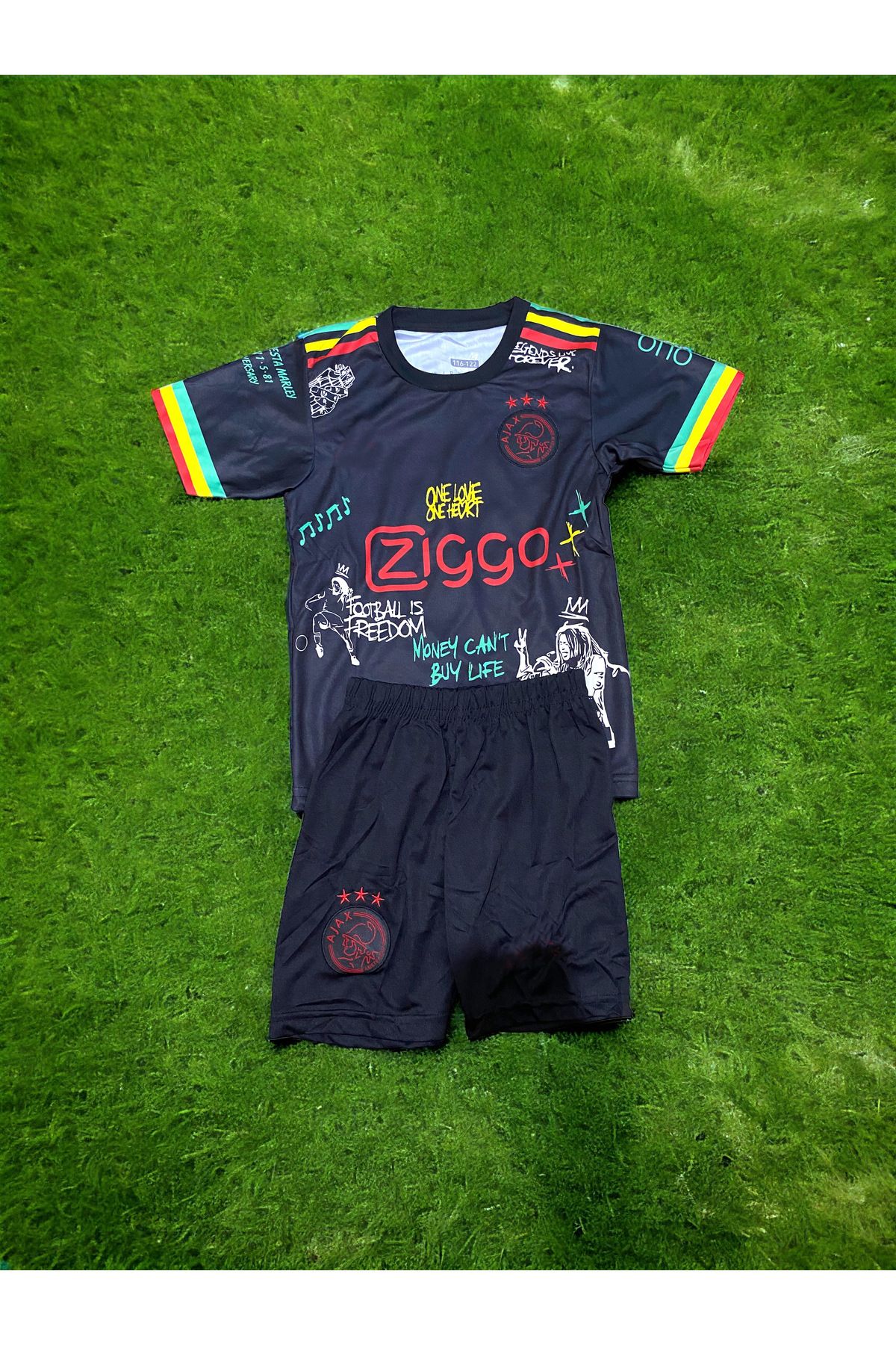 HoliganSport Yeni Sezon Ajax Bob Marley Tasarımlı Çocuk Forma Takımı