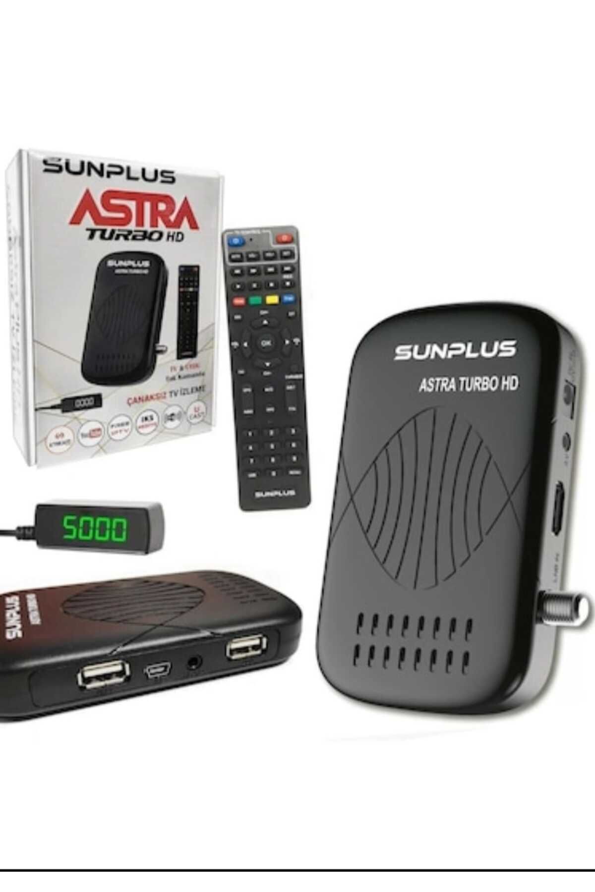 Sunplus Astra Turbo Full Hd Çanaksız Uydu Alıcı Wıfı Youtube- Iks Hediye Tv&uydu tek kumandası