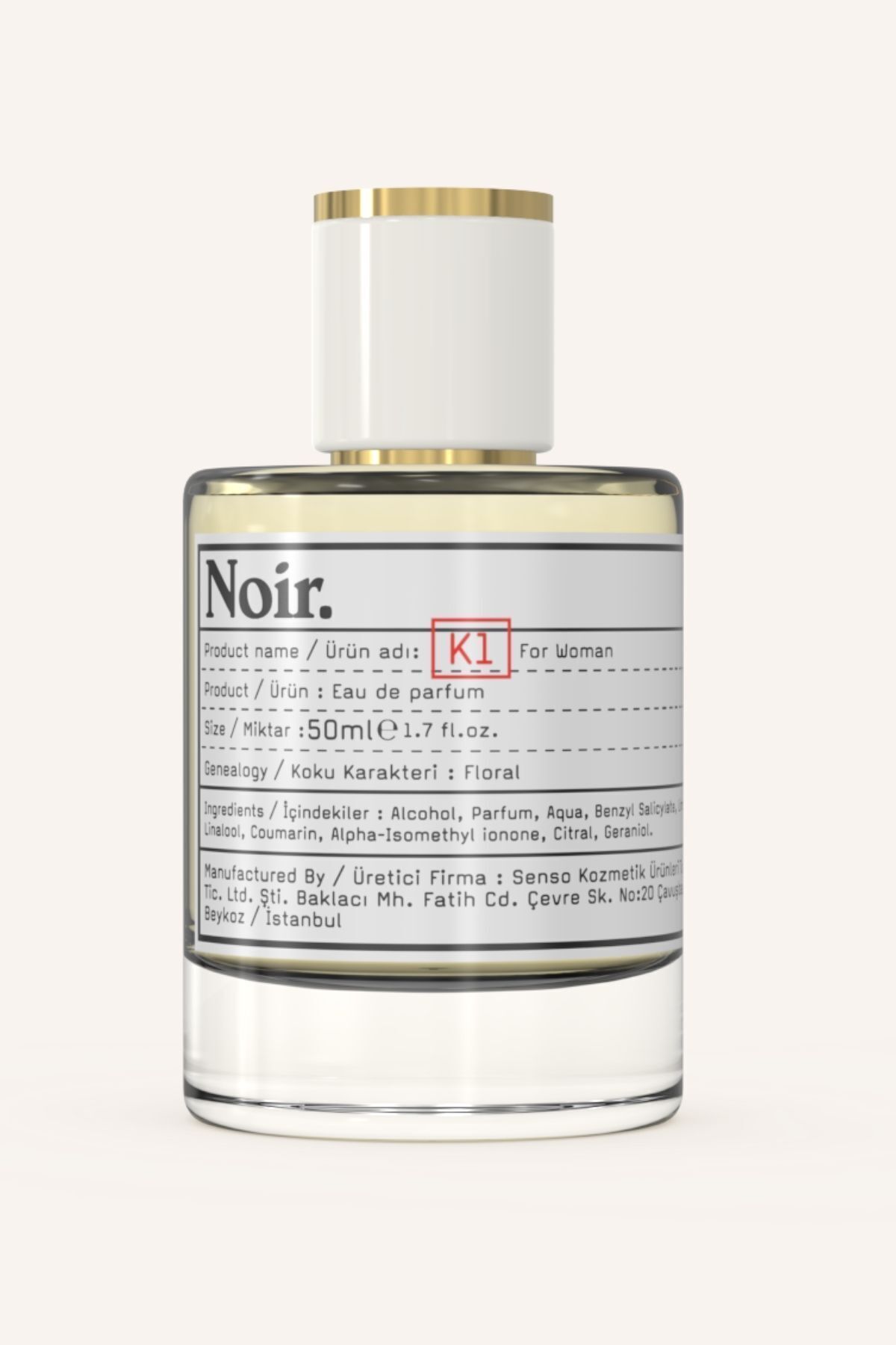 Noir K1 Kadın Edp Parfüm 50 Ml