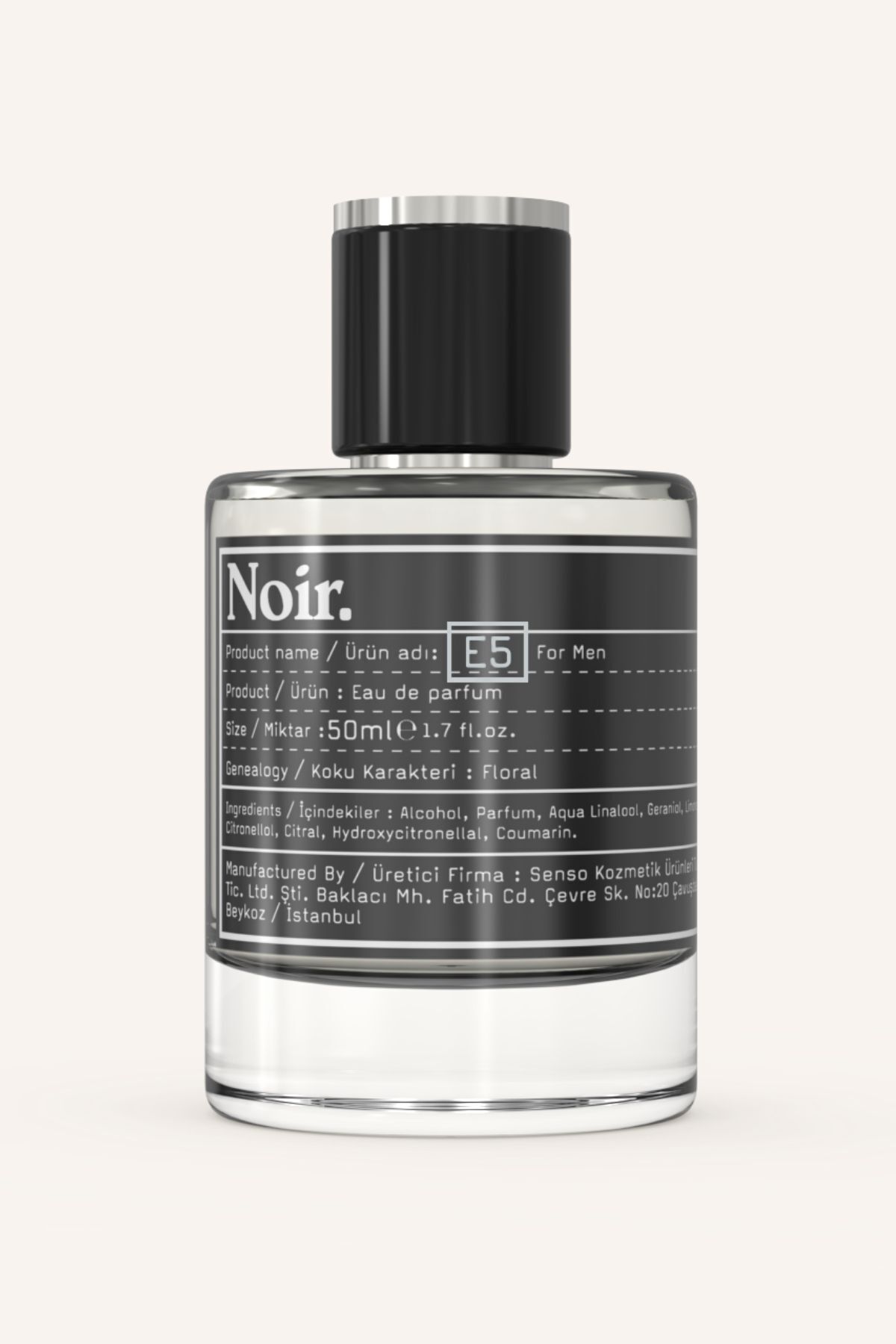 Noir E5 Erkek Edp Parfüm 50 ml