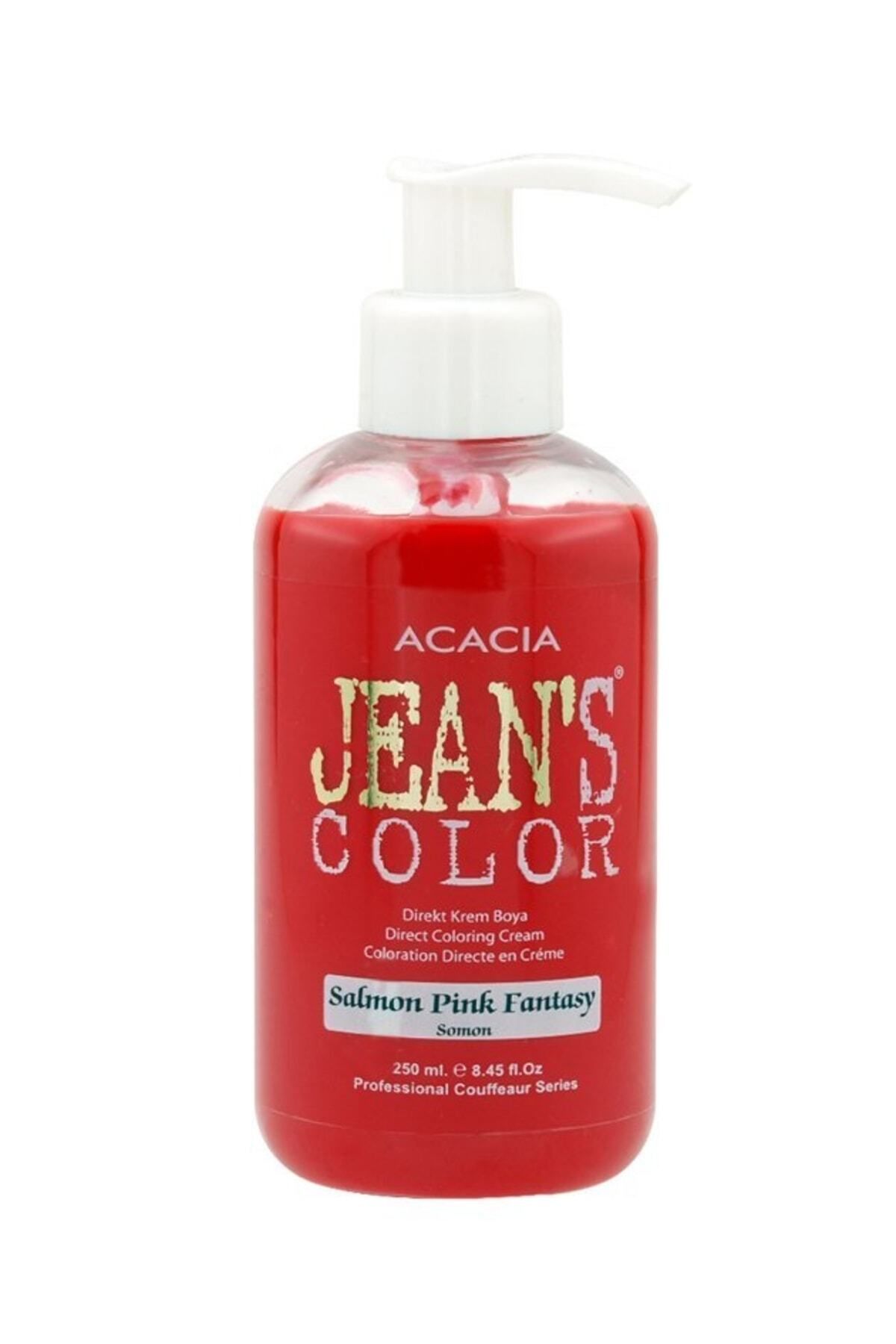 jeans color Jean's Color Somon 250 Ml Salmon Pınk Fantasy Amonyaksız Balyaj Renkli Saç Boyası