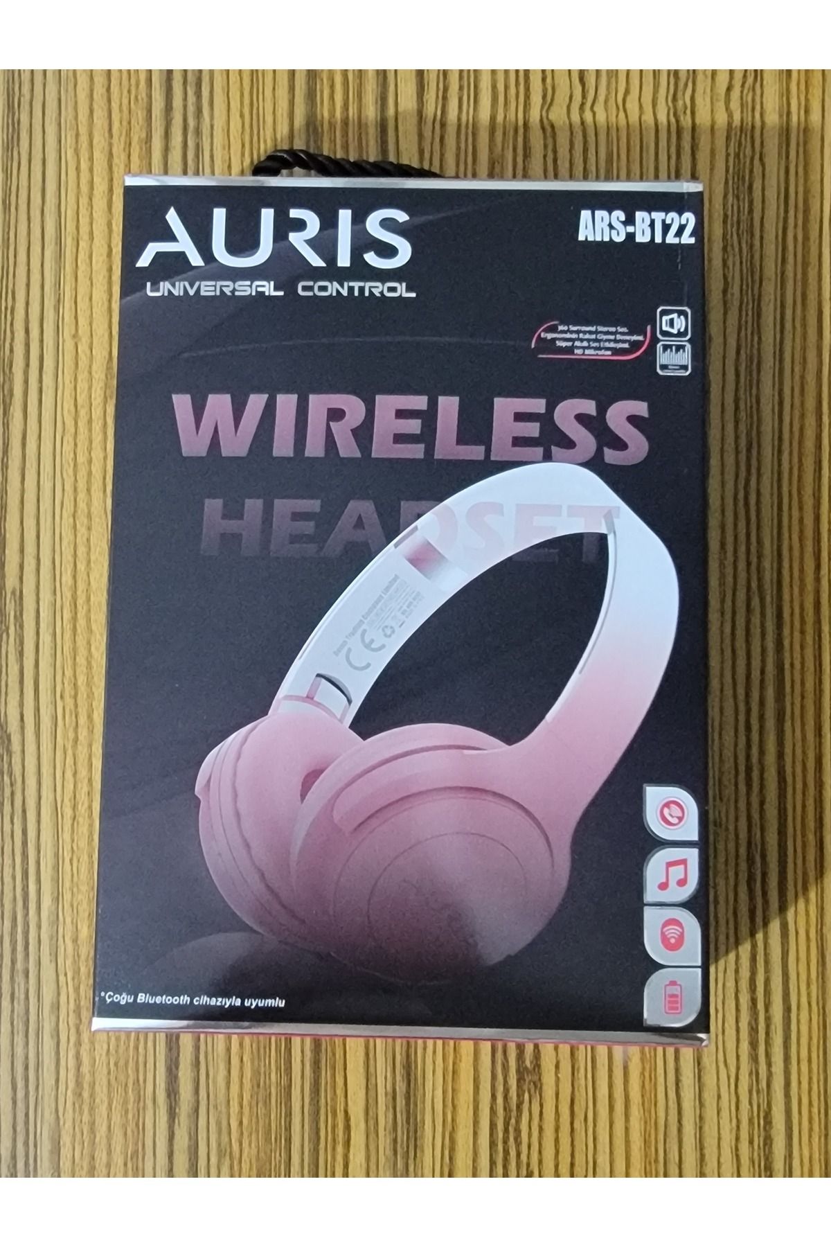 Auris ARS BT-22 Bluetooth Kulaklık Wireless Extra Bass Stereo Kulak Üstü Kulaklık Auris Ars Bt 22