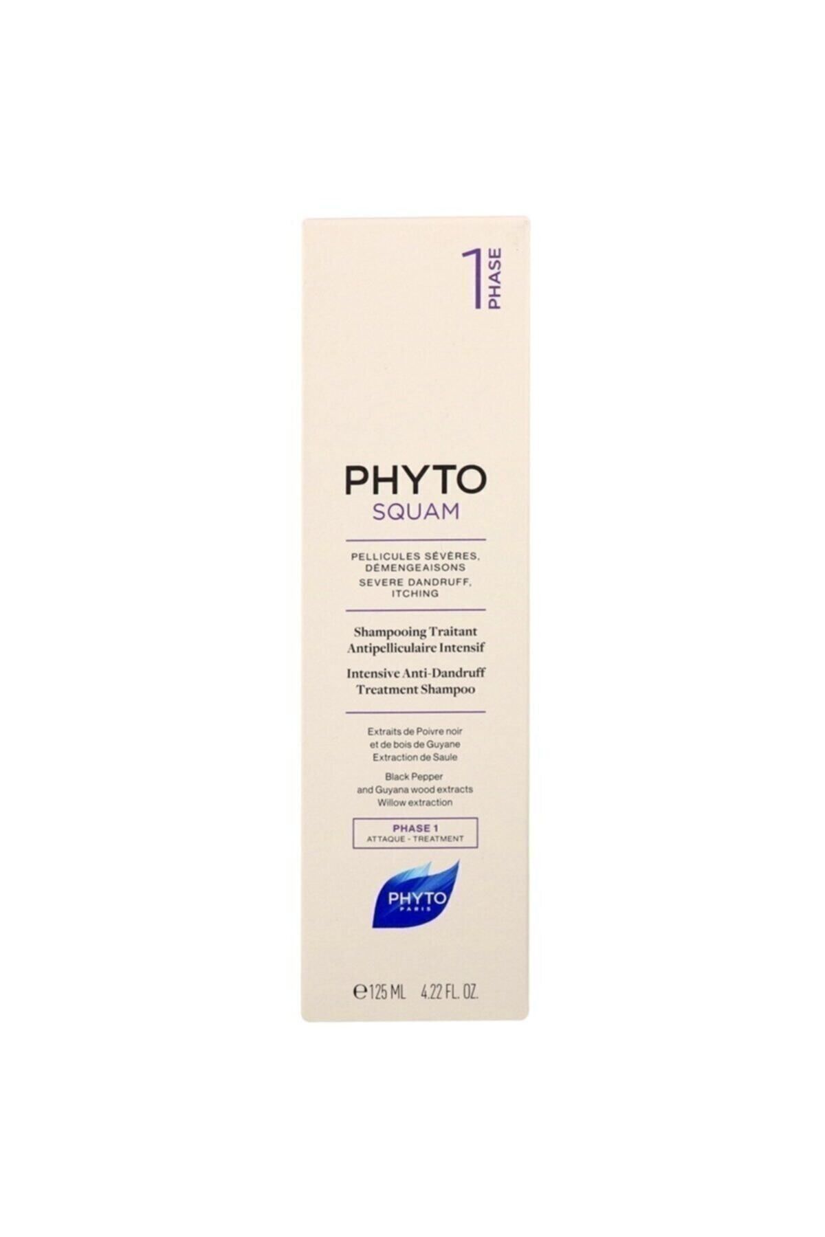 Phyto Phytosquam Intense Shampoo Kepeğe Karşı Etkili Yoğun Tedavi  Şampuanı 125 ml