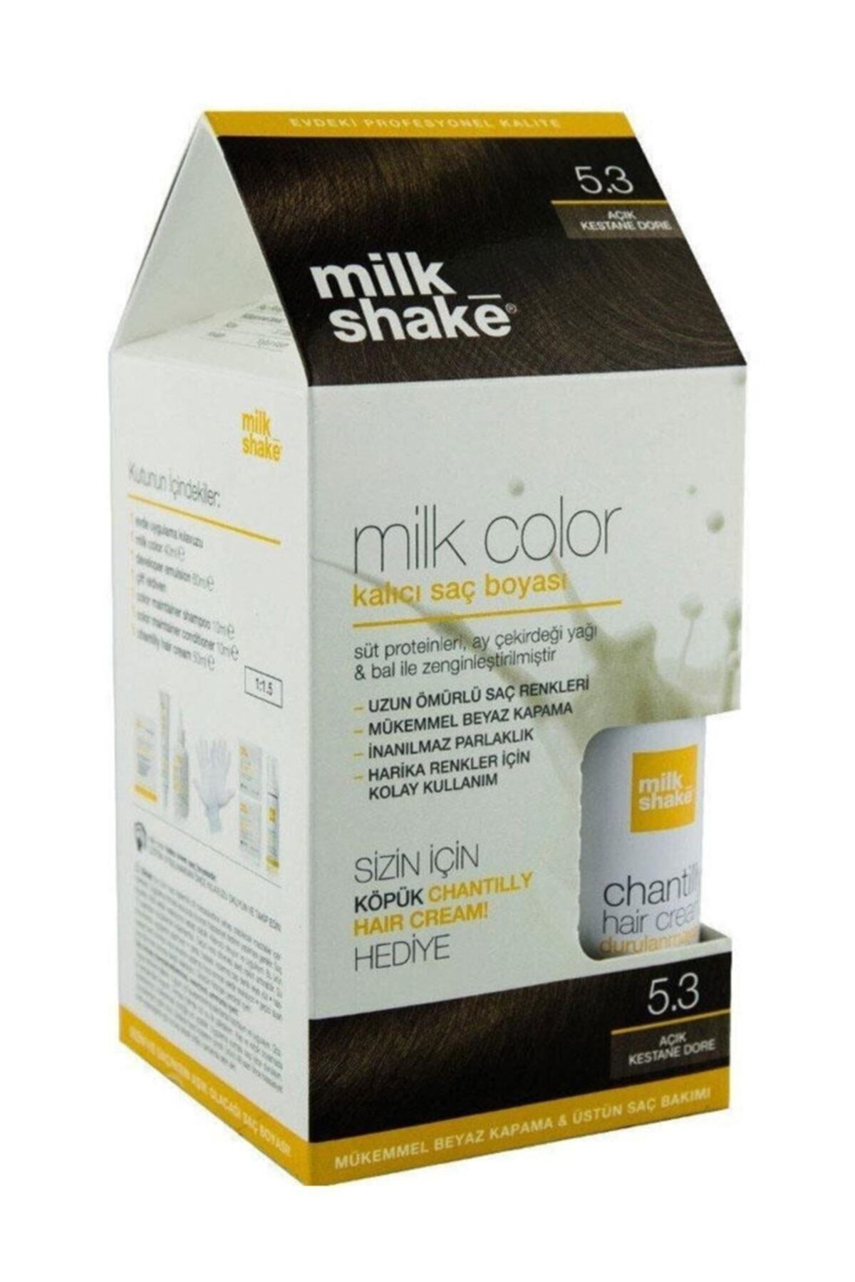 Milkshake Saç Boyası Açık Kestane Dore - 5,3 Köpük 8681127022070