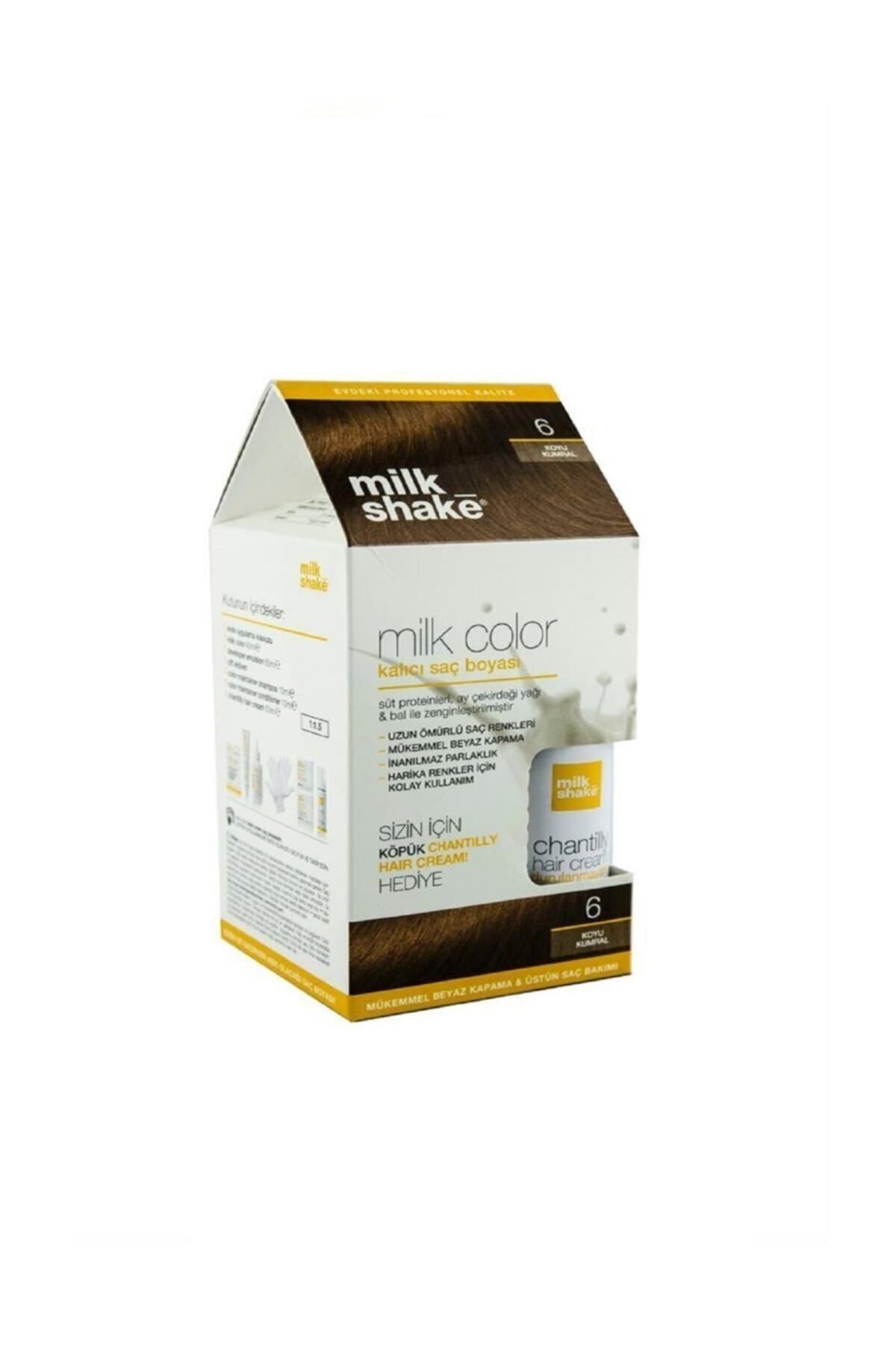 Milkshake Milk Shake Milk Color Kalıcı Saç Boyası 6 Koyu Kumral