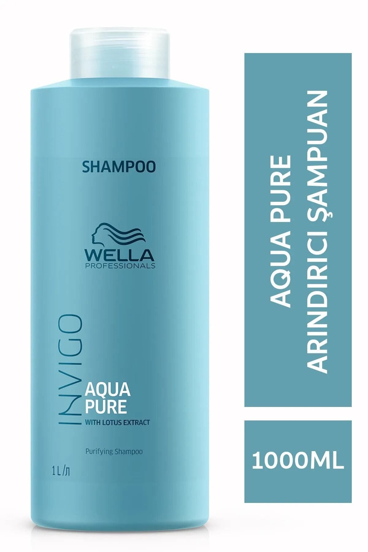 Wella Professionals Invigo Aqua Pure Purifying Derinlemesine Temizleyici Şampuan 1000 Ml