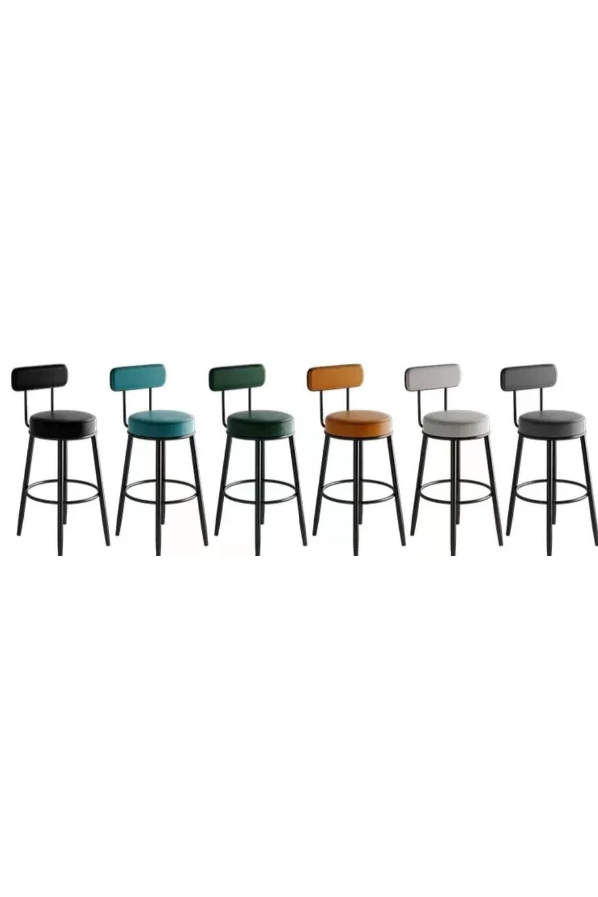 J&S QUALİTY Montaj Gerektirmez Hazır Bar Sandalyesi Ikea Kadın Tasarımı 65 Cm Mutfak Adası Bar Taburesi