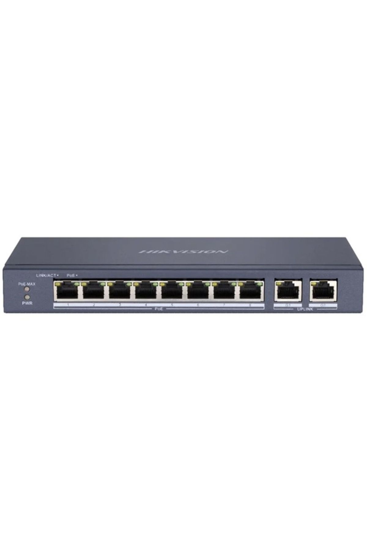 Hikvision Ds-3E0310P-E-M 8 Portlu 10-100 Fast Ethernet Switch Hub 8 Port Poe 60W
