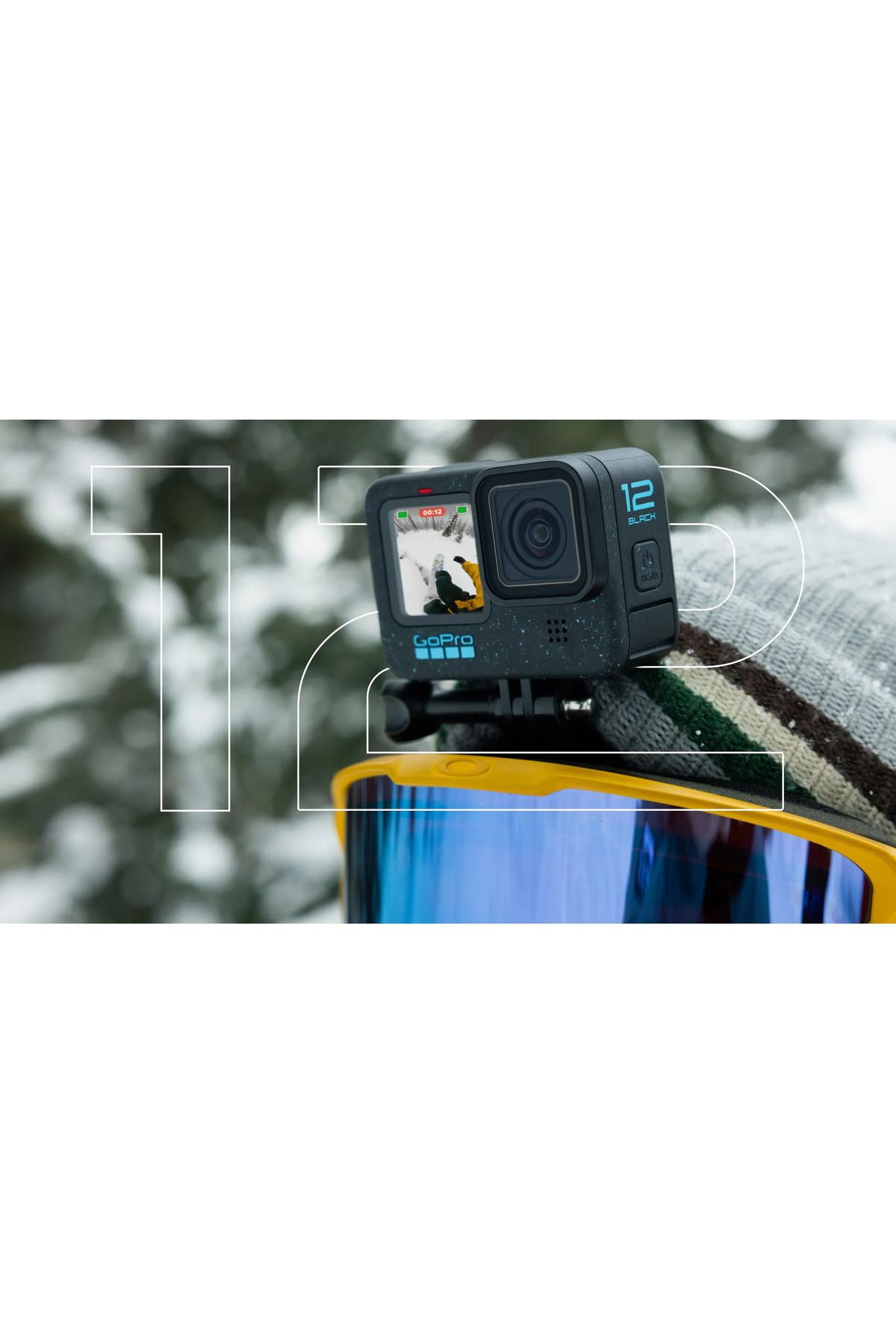 GoPro Aksiyon Kamerası Hero 12 Black- İthalatçı Garantili 211Kseri