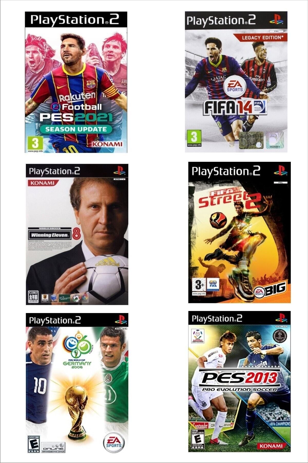 EA Games Playstatıon 2 - En Güzel 6 Futbol Oyunu 2. Seri - Sadece Çipli Cihazlar Için!