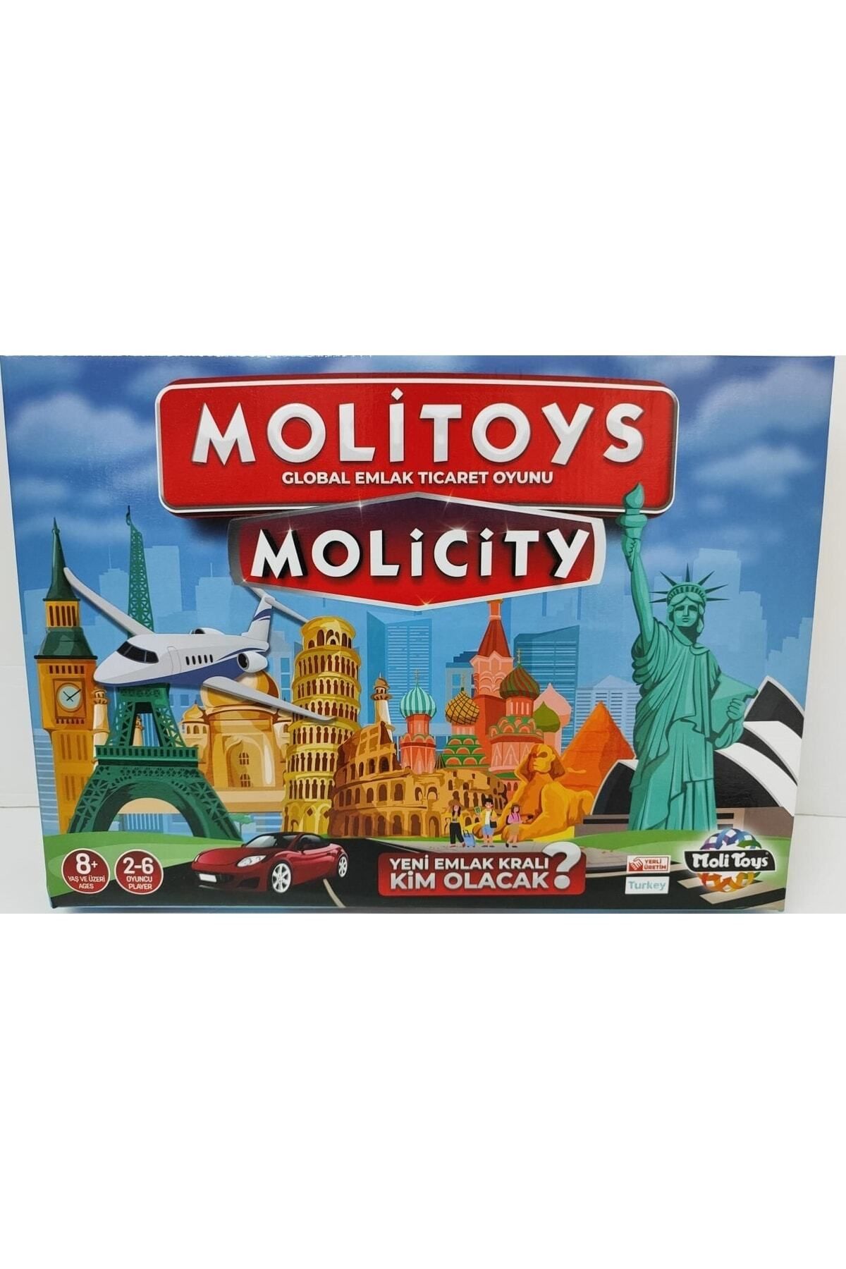 Moli Toys Emlak Ticaret Oyunu Molipoly Molicity Monopoly Monopoli Metropol Mega City Aile Oyunu