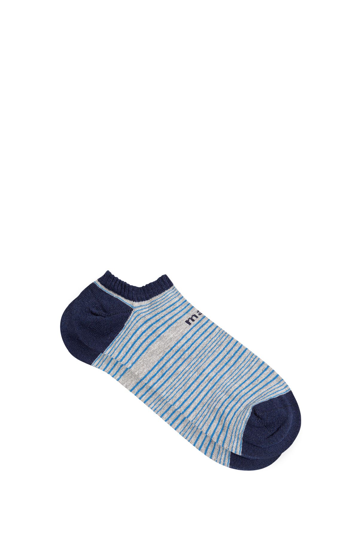 Mavi Çizgili Babet Çorabı 0910478-32174