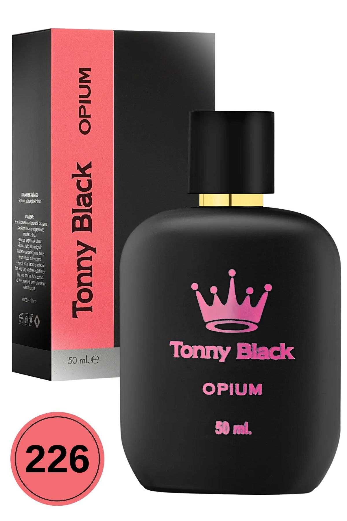 Tonny Black Orijinal Kadın Opium Özel Serisi Etkili Ve Uzun Süre Kalıcı Hediyelik Kutulu 226 Kadın Parfüm 50 ml