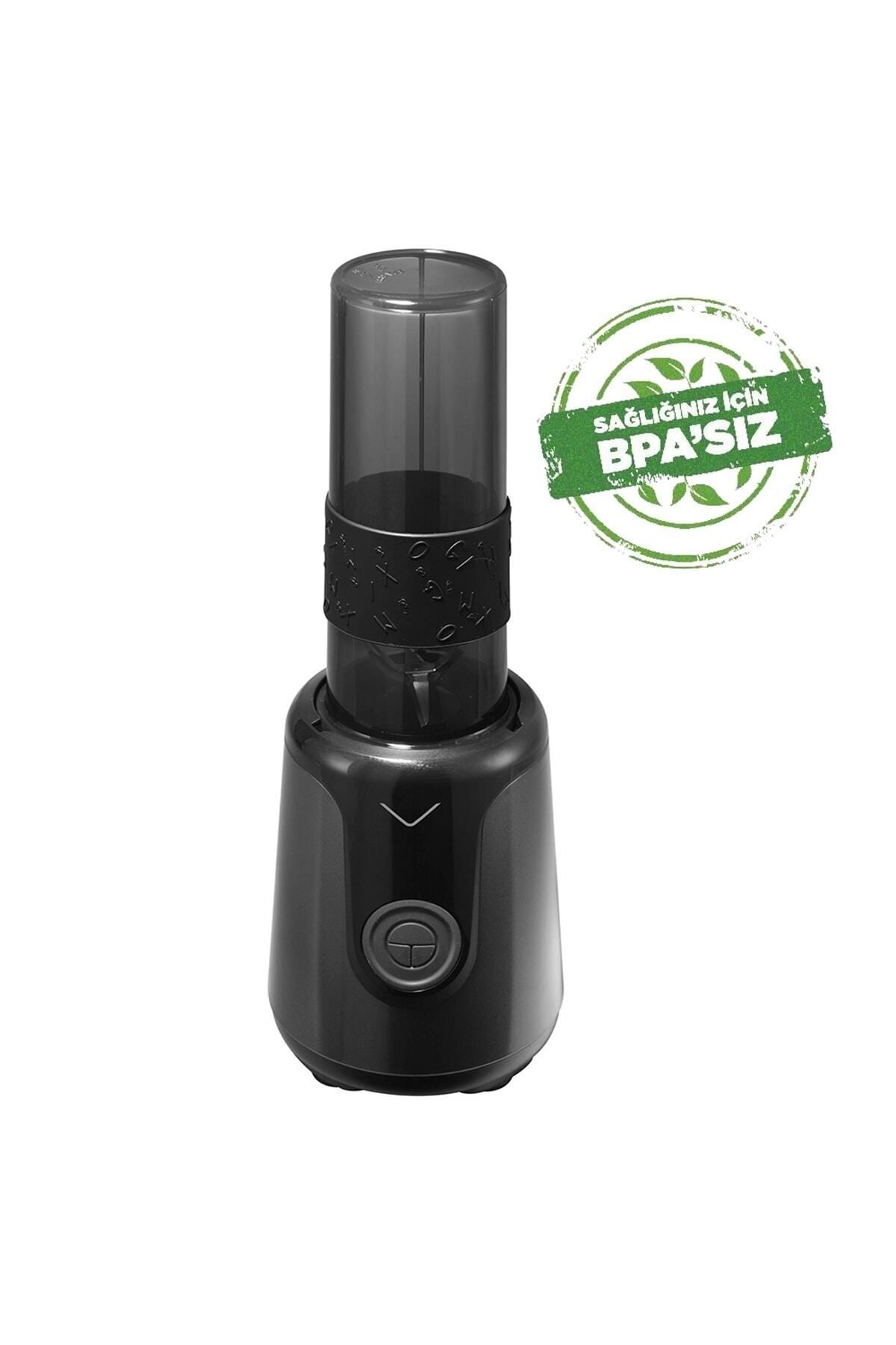 VESTEL Mix&Go Active Kişisel Smothie Blender, Siyah (550 W, 2 Adet 600 ml Şişe)
