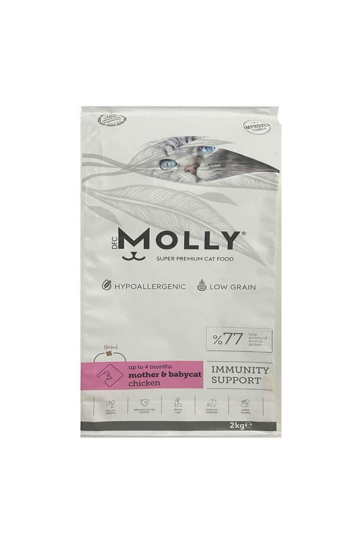 Molly Mother&Babycat Hipoalerjenik Düşük Tahıllı Tavuklu Yavru Kedi Maması 2 kg