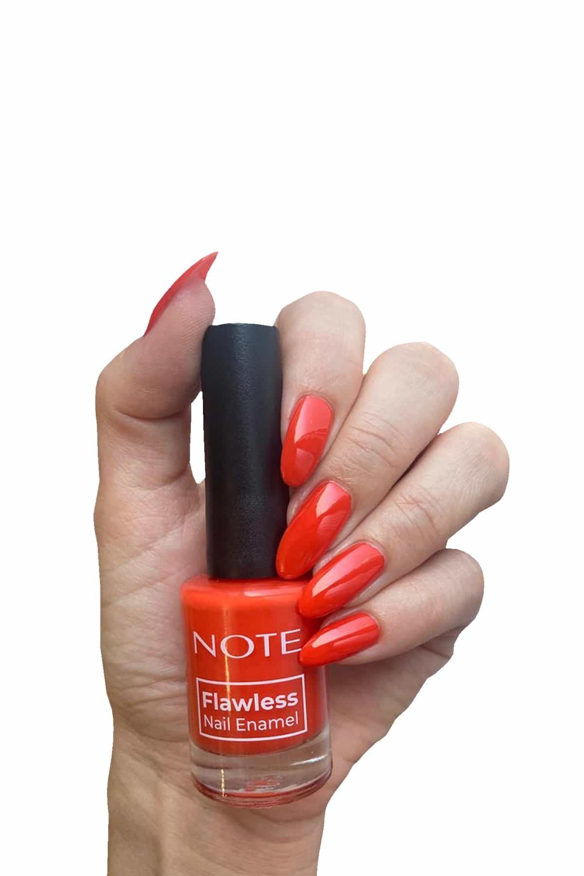 Note Cosmetics Nail Flawless Oje 97 Orange -Turuncu