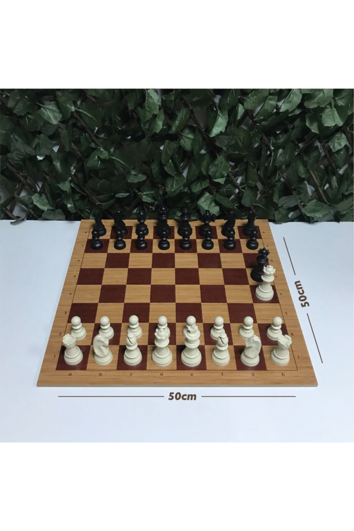 Yeni Satranç Profesyonel Satranç Taşları (95mm) - Mdf Zemin