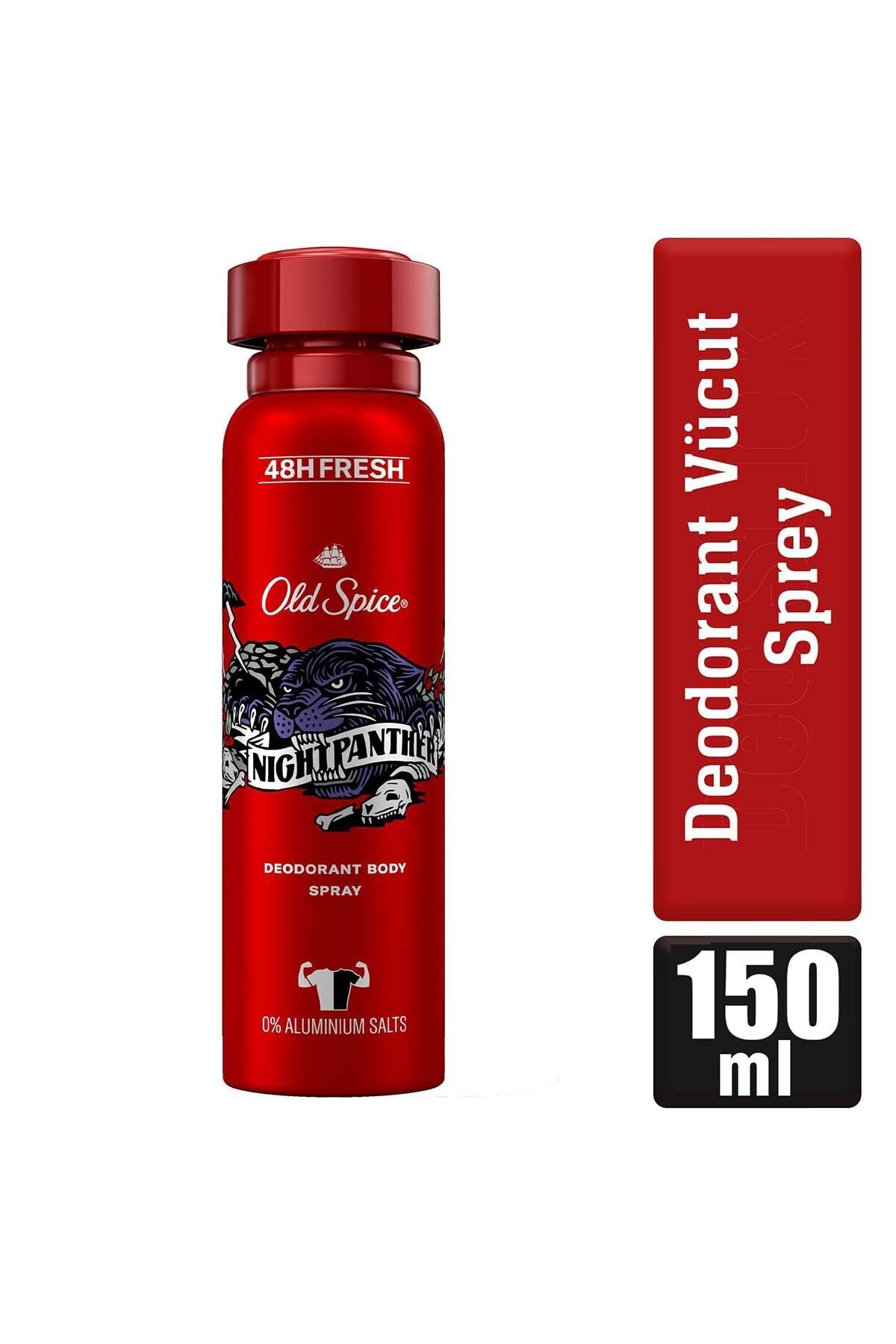 Old Spice Night Panther Erkekler Için Sprey Vücut Deodorantı 150 ml