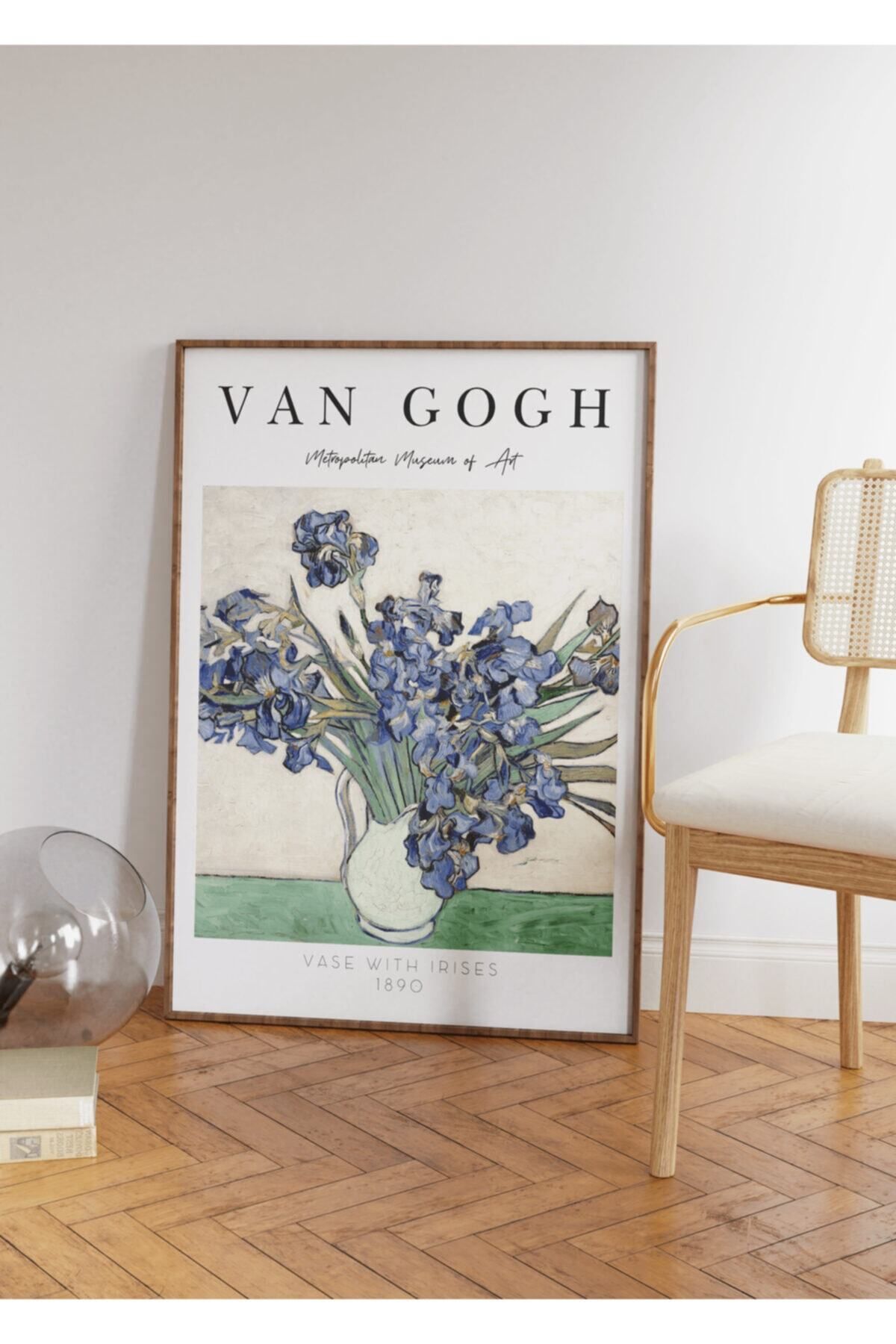 Yaris Note Van Gogh Flowers Artwork Çerçevesiz Poster
