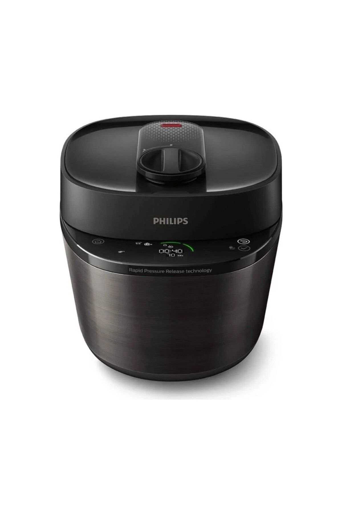 Philips VP SERİ Aile Boyu Yeni Nesil Elektrikli Akıllı Buharlı Pişirici Fritöz, 5l Kapasite, 1000 W , Siyah